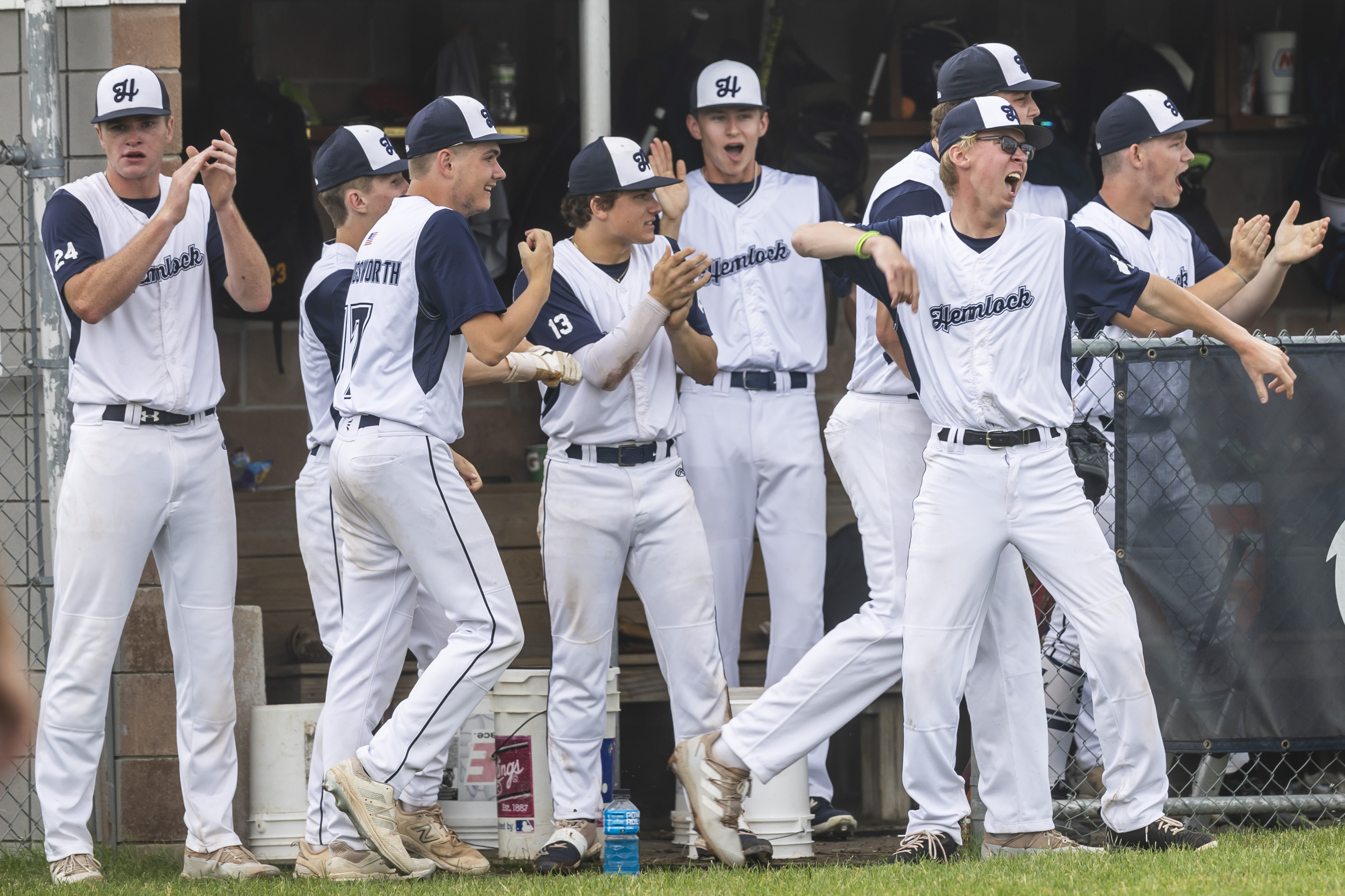 Hemlock baseball takes down Caro in regional semifinal game - mlive.com