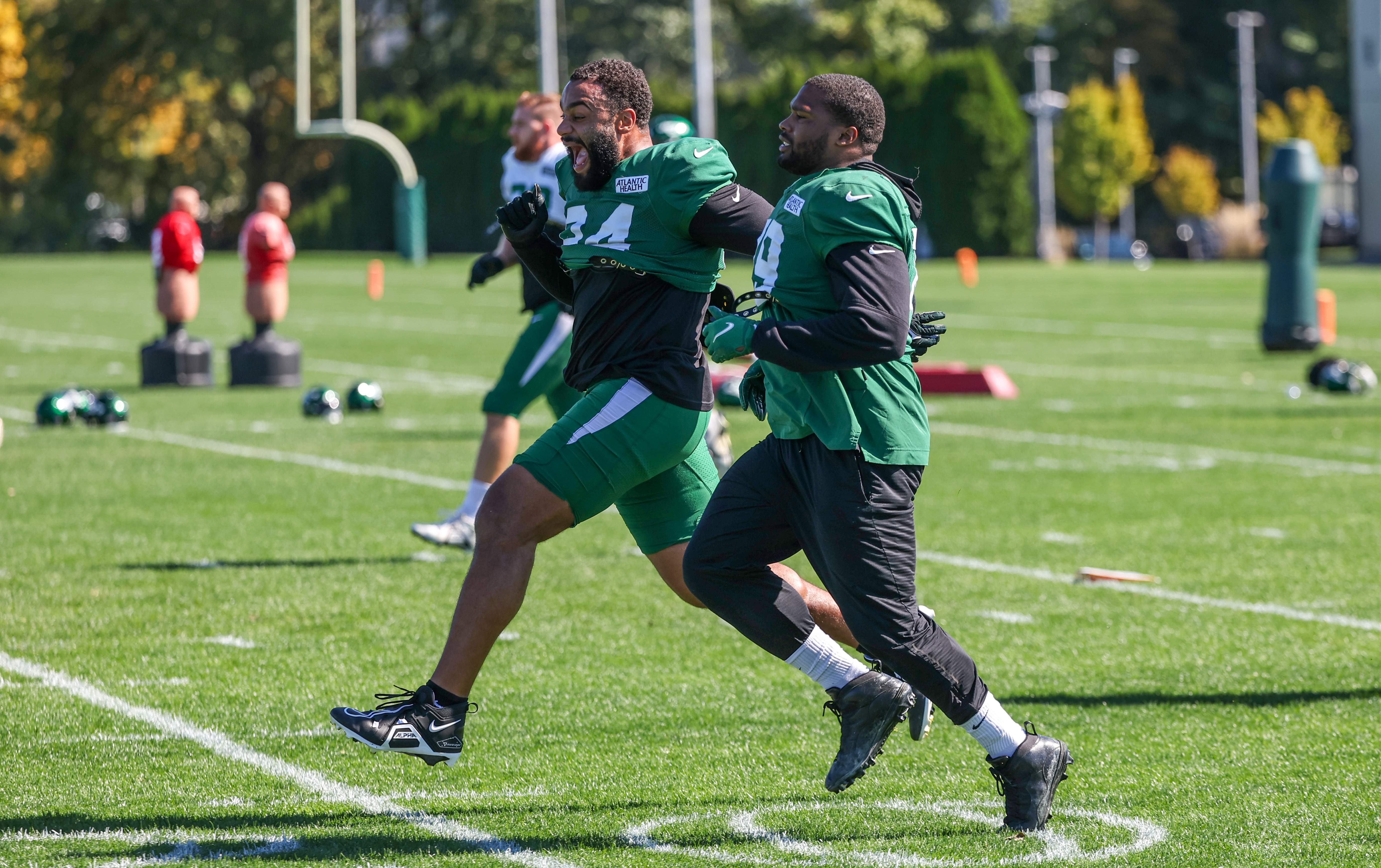 New York Jets practice before NFL Week 5 game against Miami