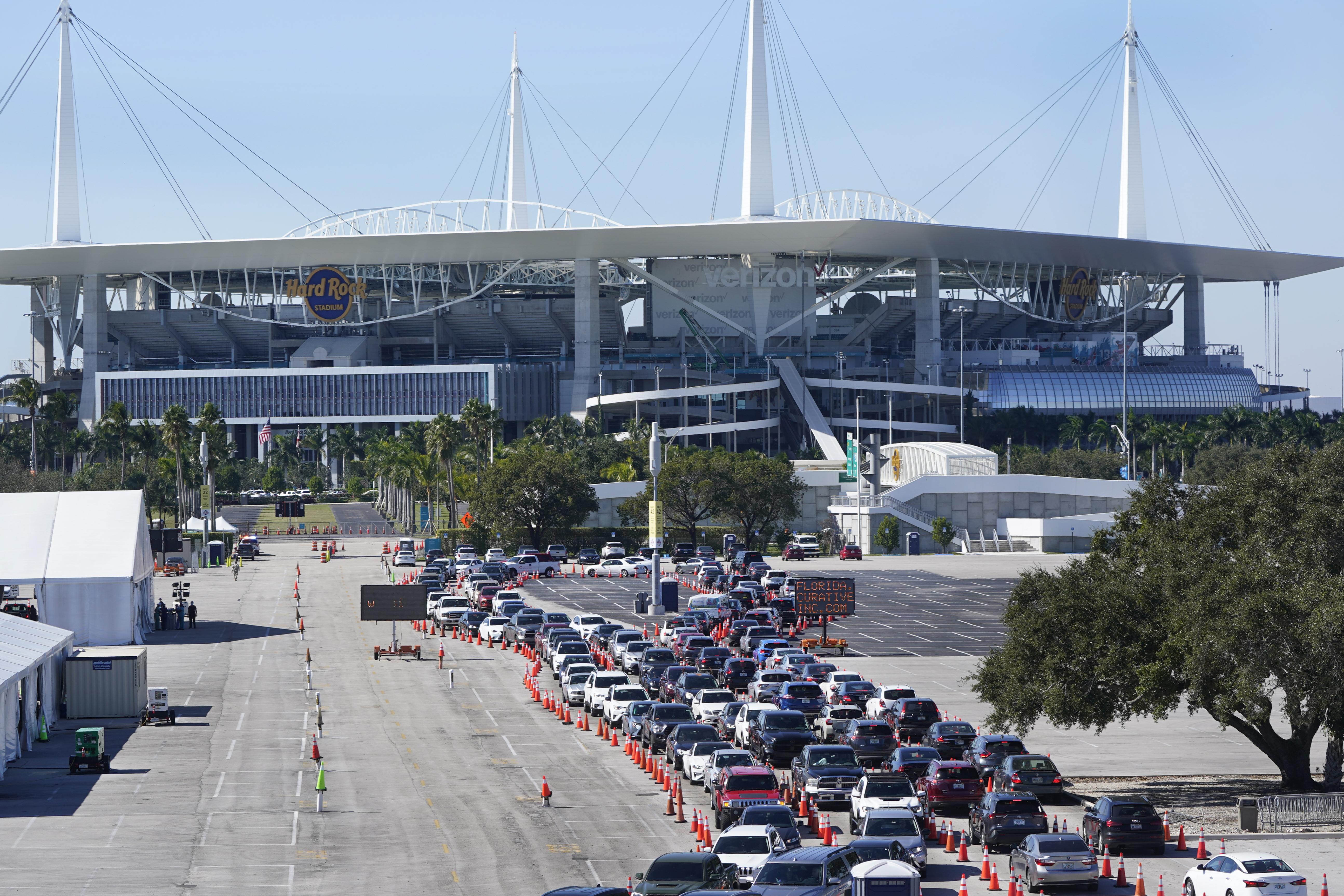 Find parking near Hard Rock Stadium in Miami, Florida