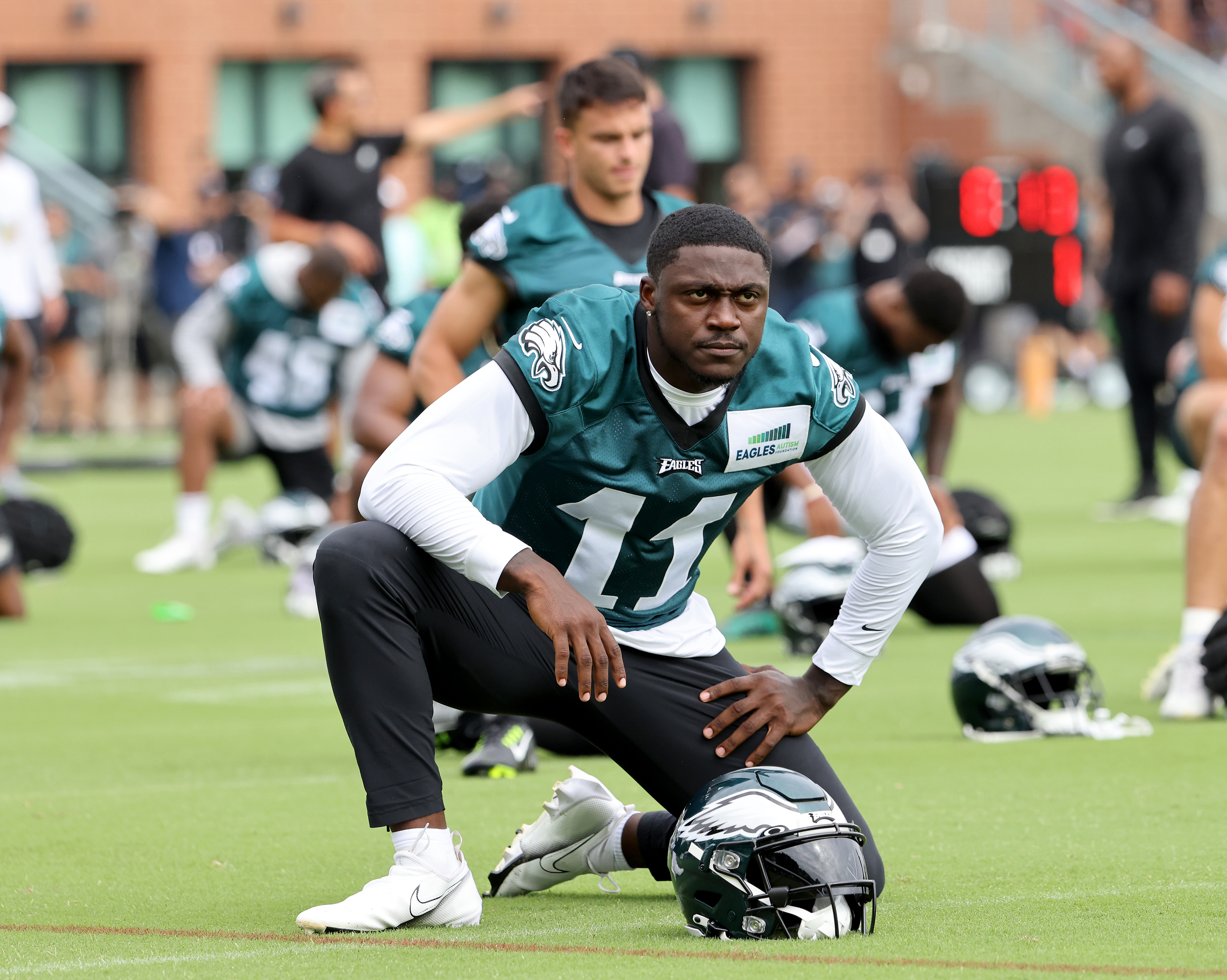 Eagles' A.J. Brown canceled kids' football camp appearance amid fears of  being 'threatened' 