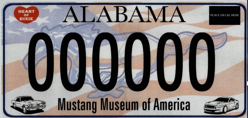 Proposed Alabama car tags