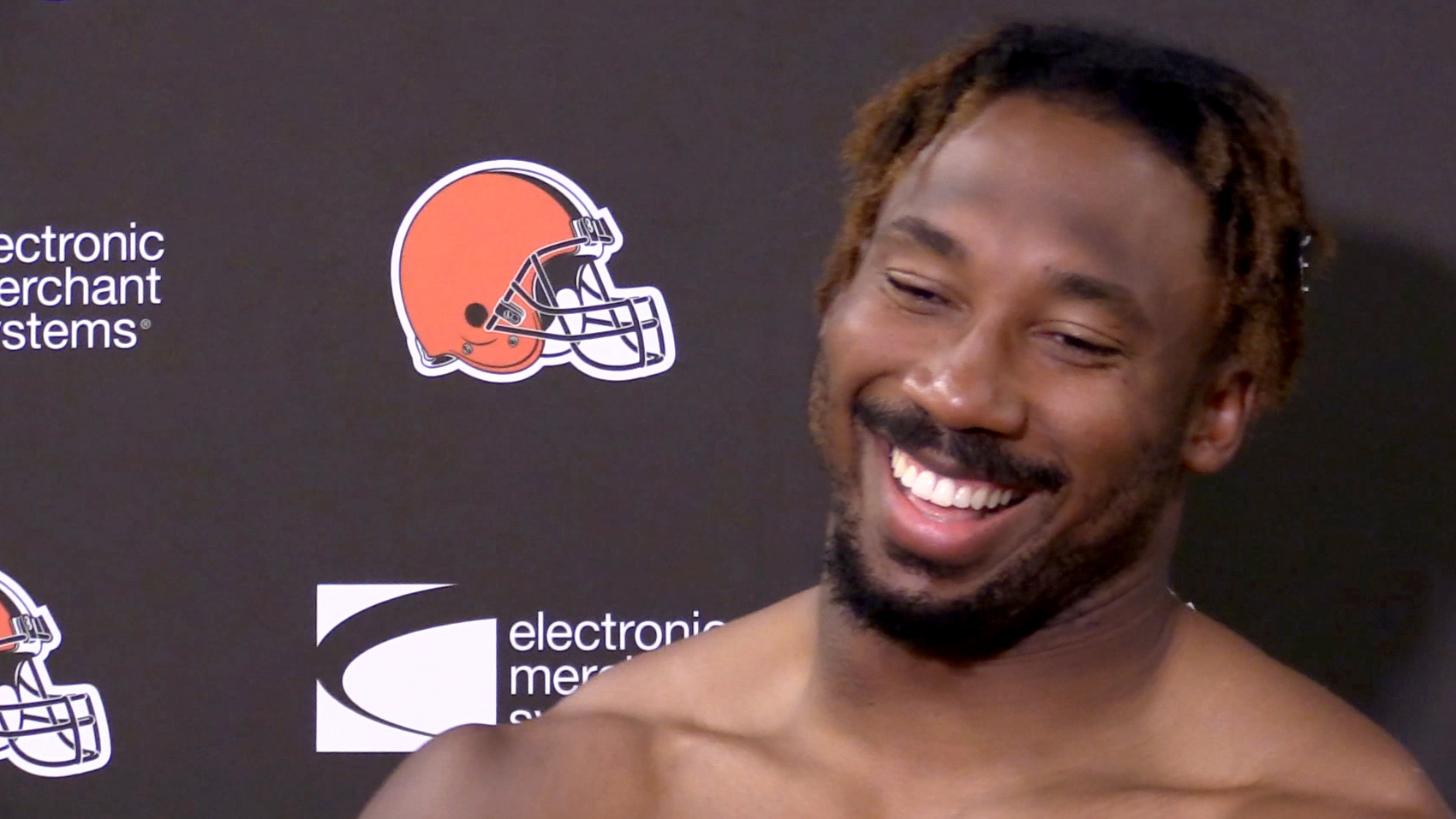 Browns Star Myles Garrett Under Fire for Shirtless Photo