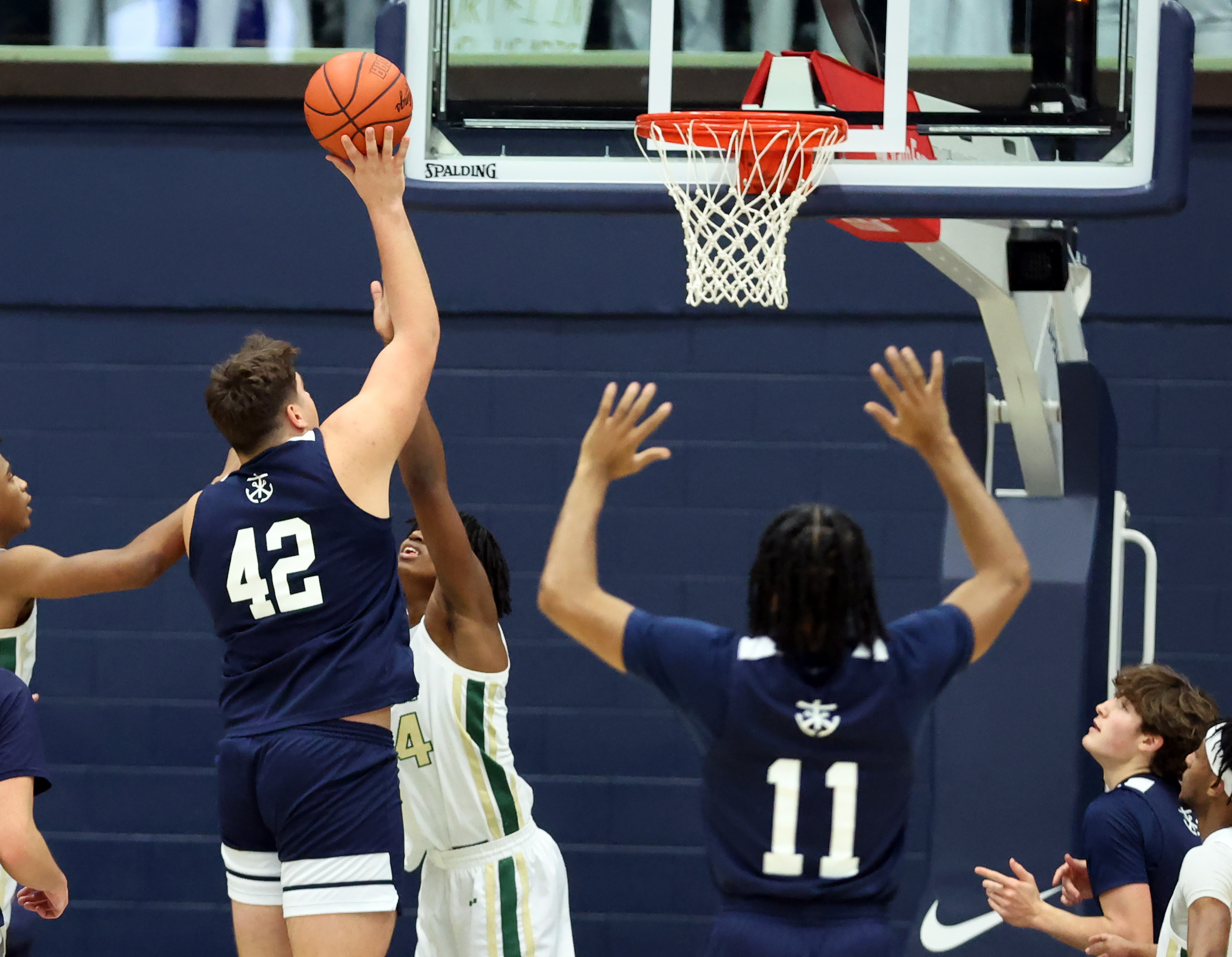 Boys high school hoops: Saint Vincent-St. Mary at Archbishop Hoban ...