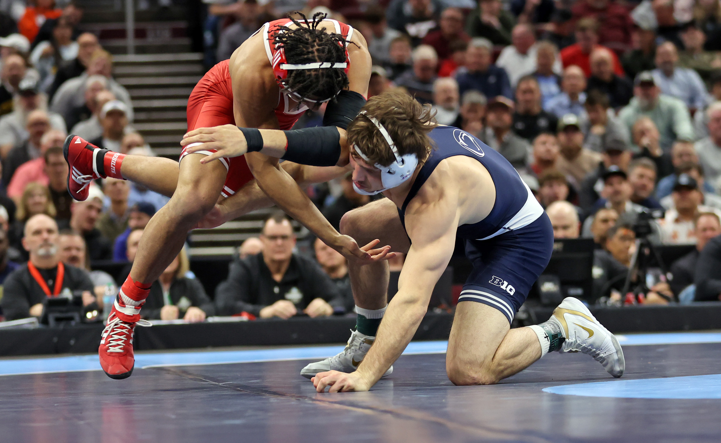 Championship round of the 2026 NCAA Wrestling Championships , March 21 ...