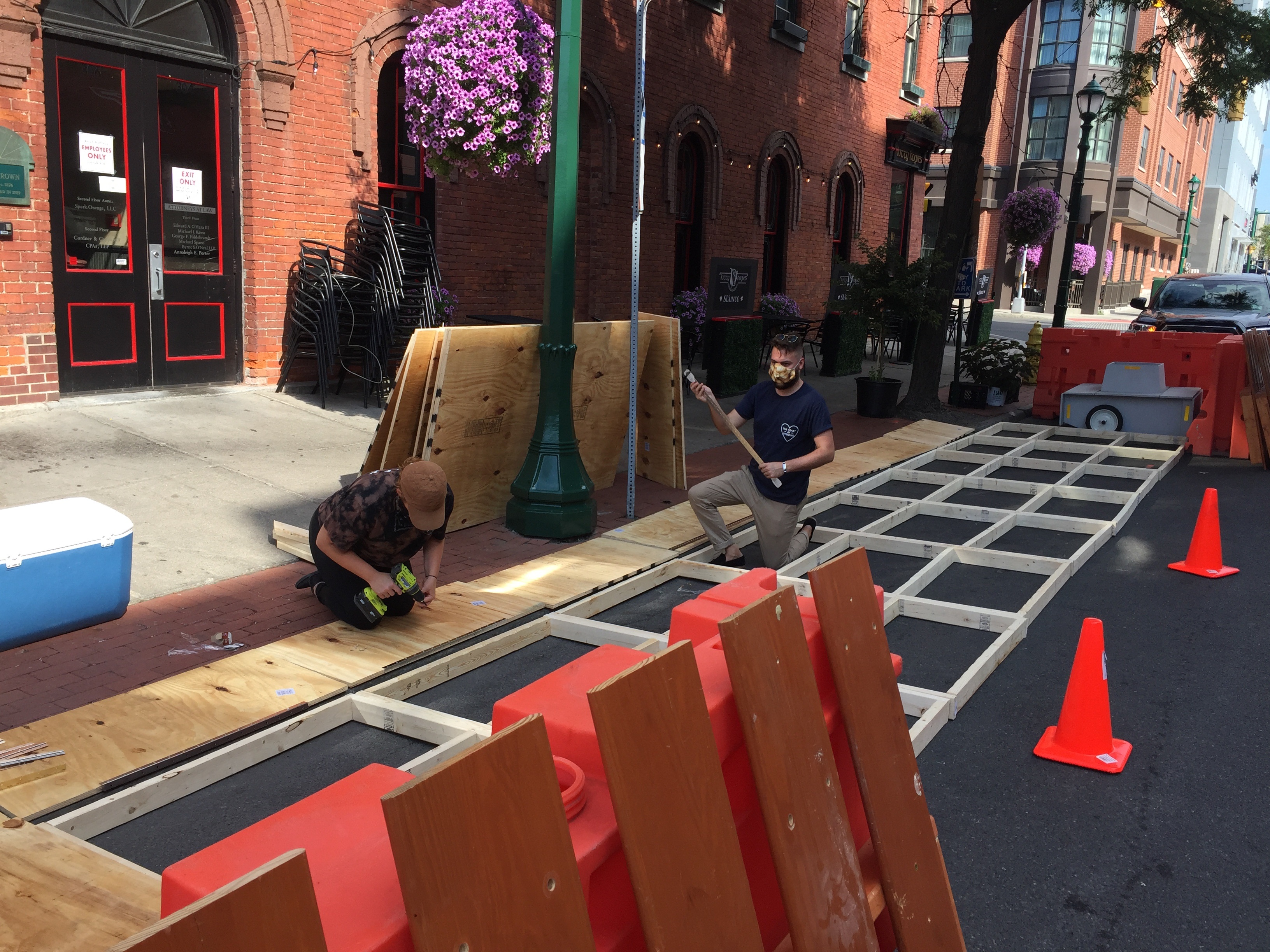 Parkletstyle outdoor dining ready for debut in Syracuse’s Armory Square