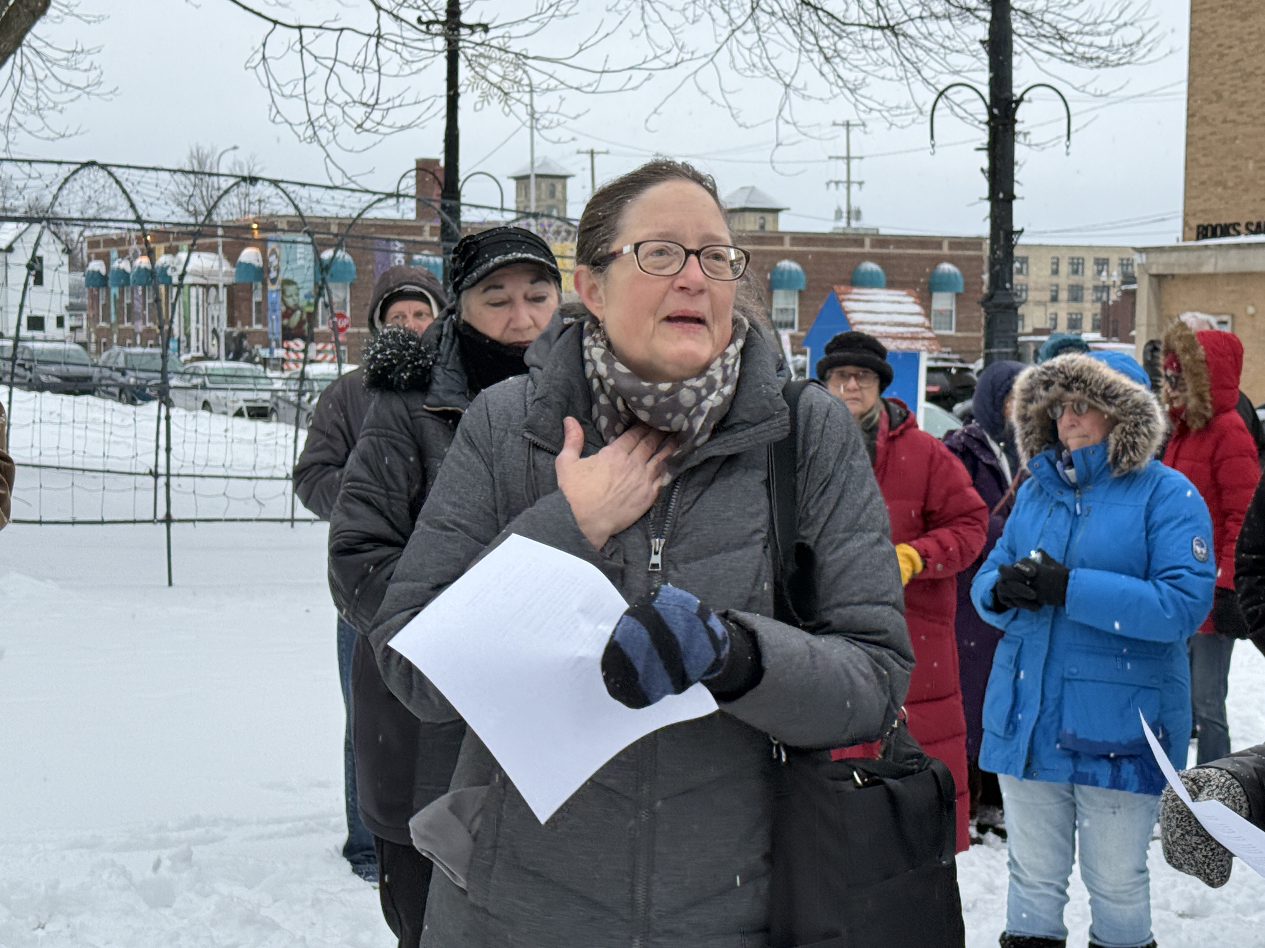 Muskegon community holds candlelight vigil for immigrants