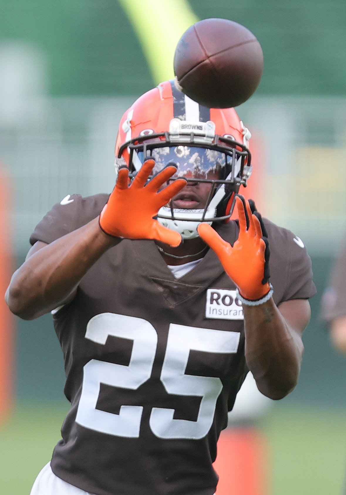 NFL - Cleveland Browns running back Nick Chubb (31) poses for a