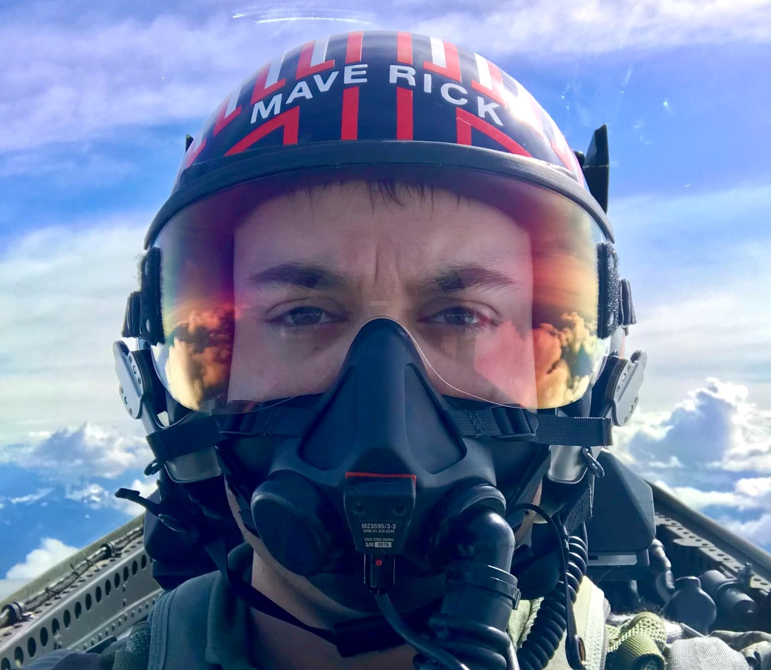 military pilot helmet