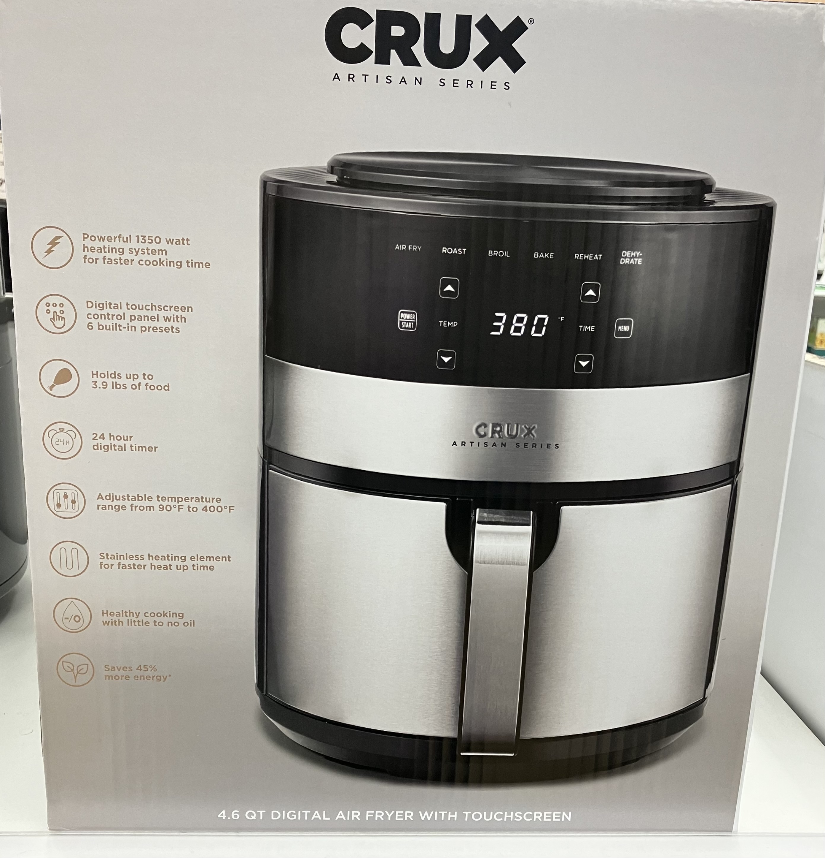 Bed bath and beyond store crux air fryer