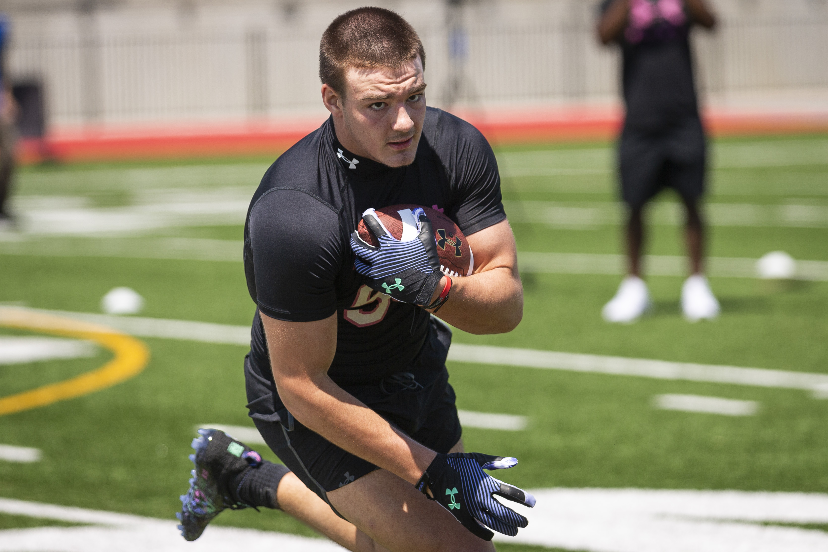 Defensive stars at the Under Armour Next Football Camp Series in