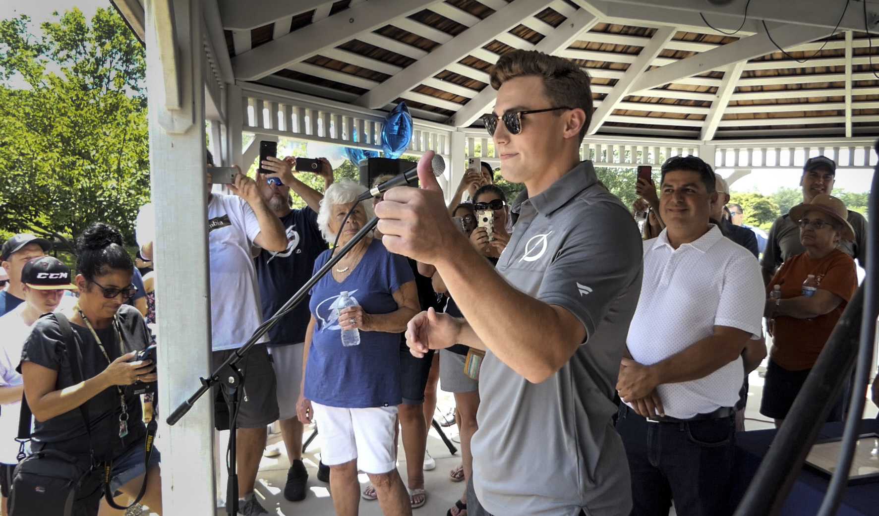 Ross Colton Makes A Second LBI Appearance with Stanley Cup at Bird