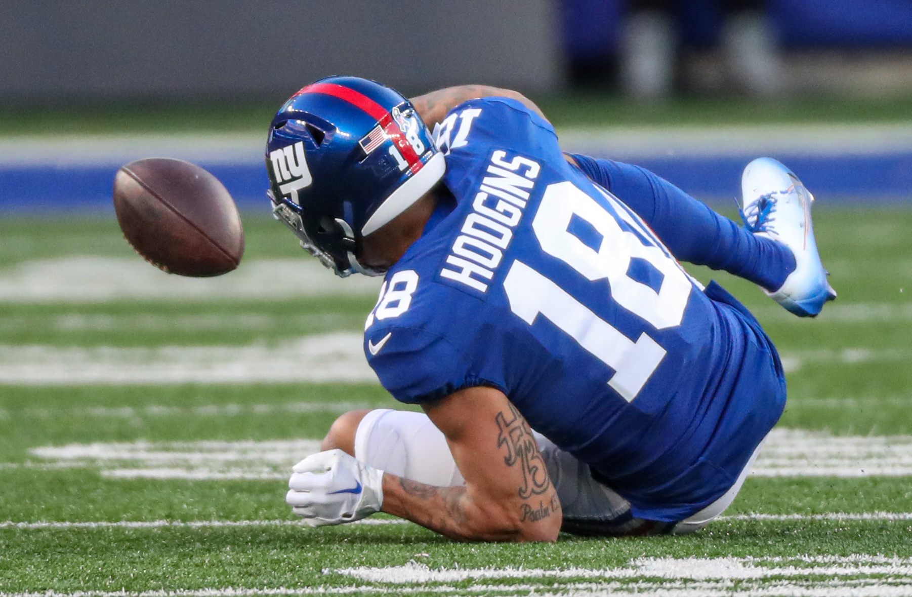 SoleWatch: Odell Beckham Jr. Opens the Season in Giants-Inspired