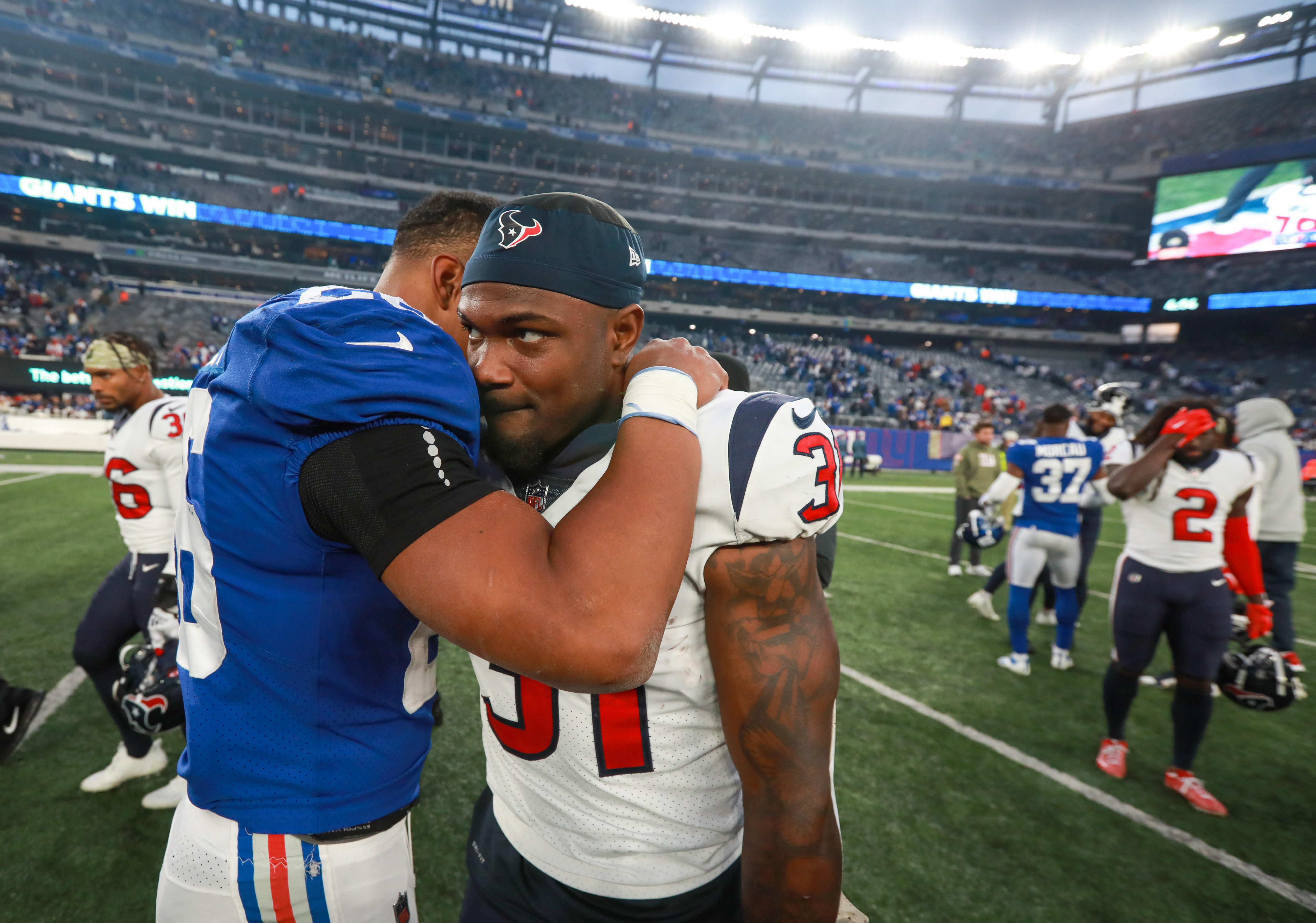 texans and giants