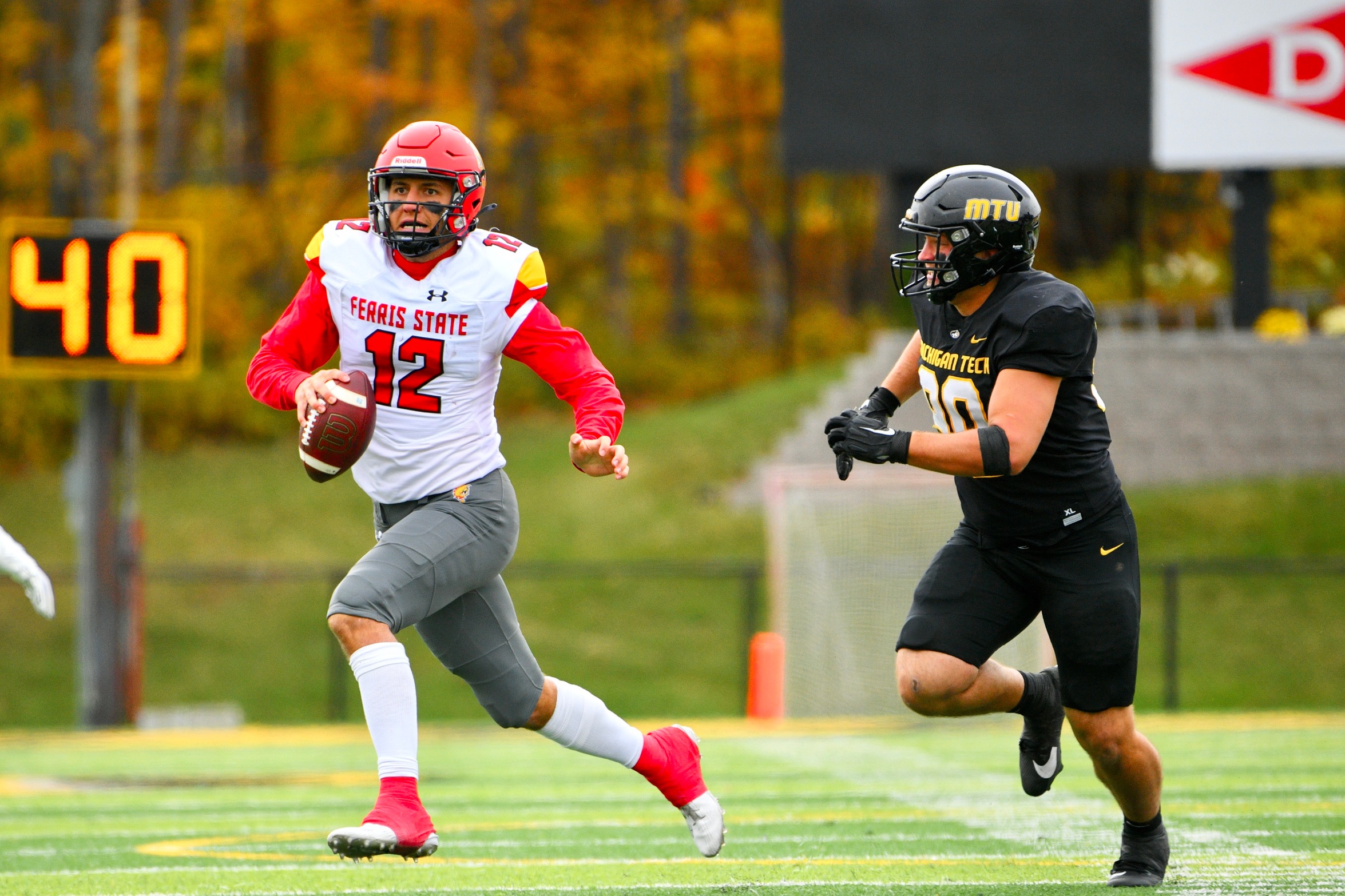 Ferris State football gets back on track with road win over Michigan Tech
