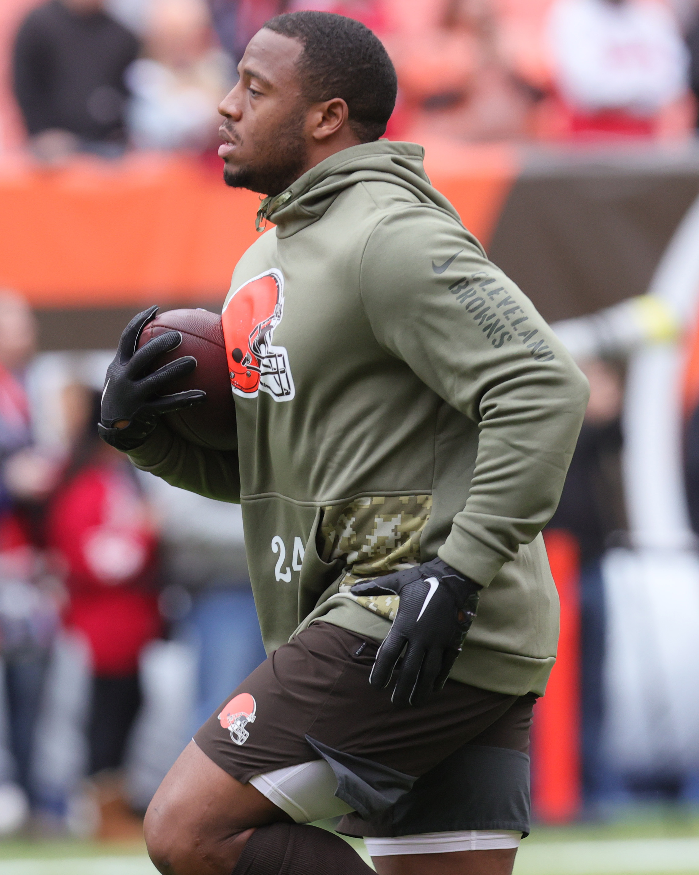 Cleveland Browns running back Nick Chubb vs. the Tampa Bay Buccaneers