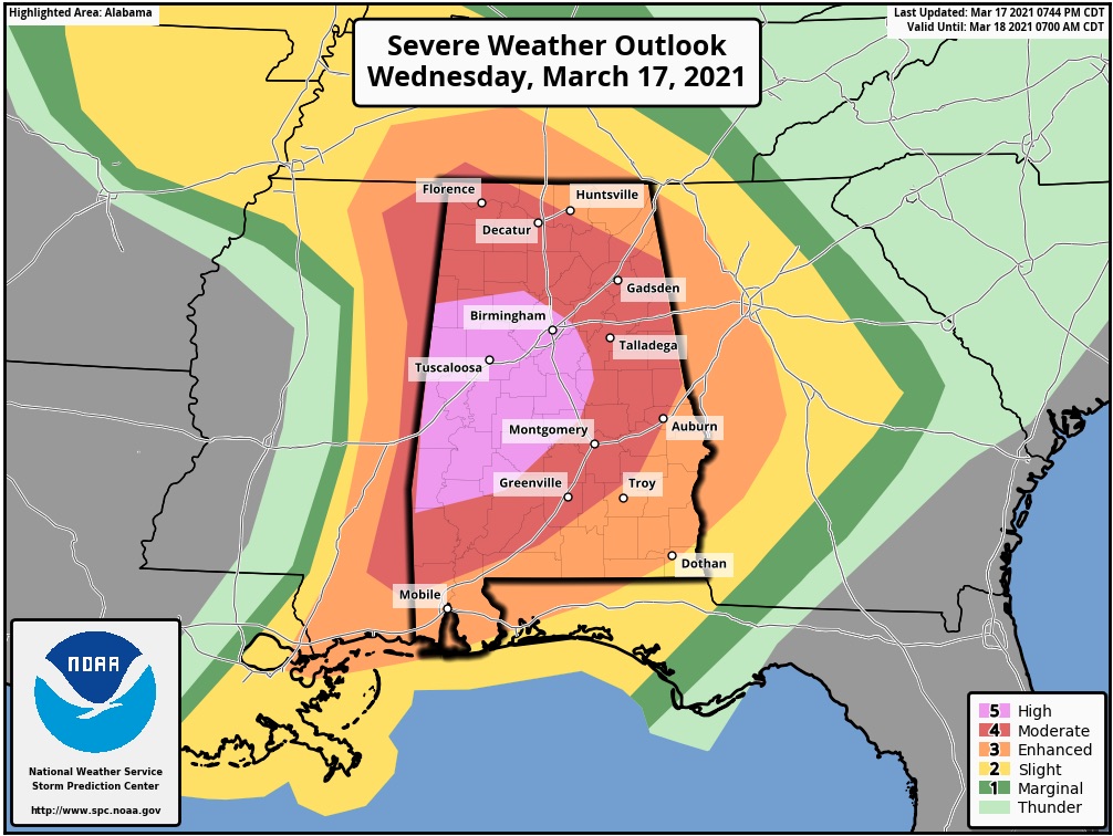 Severe Weather Expected In Alabama - Al.com