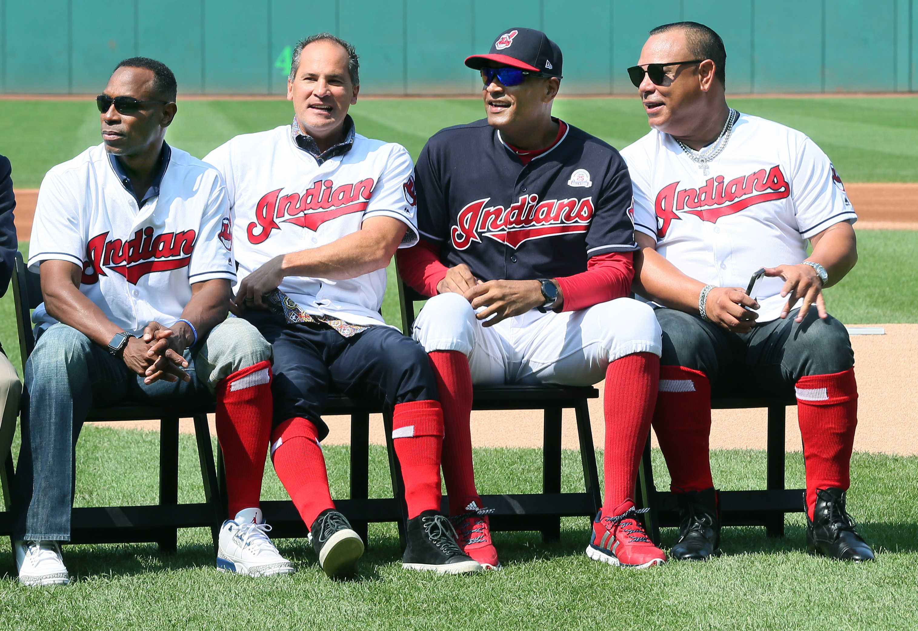 carlos baerga, omar vizquel and sandy alomar: CLE Indians player of the mid  90s. and my fave line…