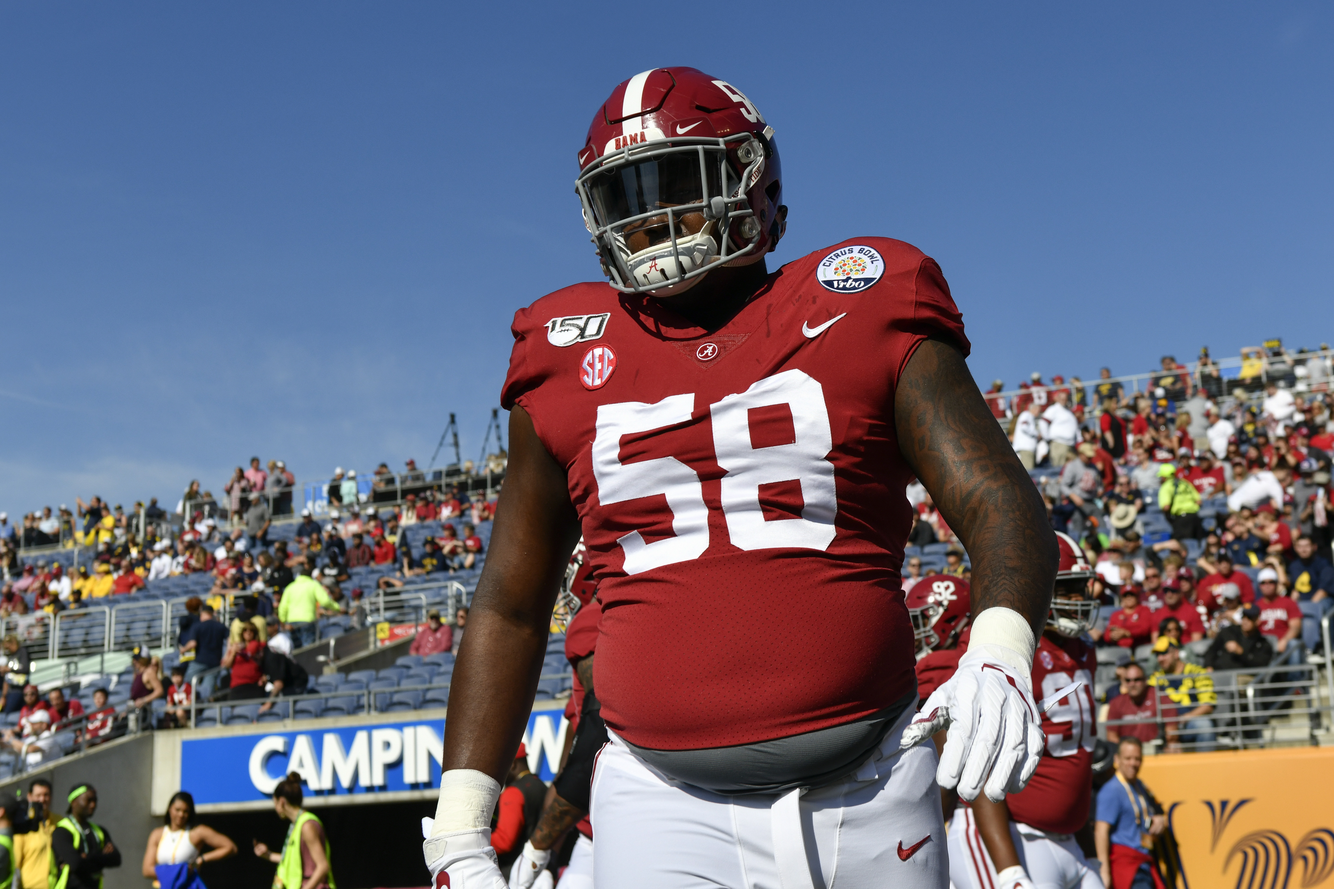 Patriots trade up in 2nd round, select Christian Barmore from Alabama