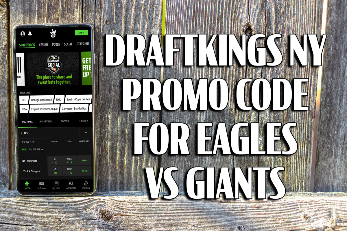 DraftKings Promo Code NY: Giants-Eagles Gets Awesome Bet $5, Get $150 Bonus