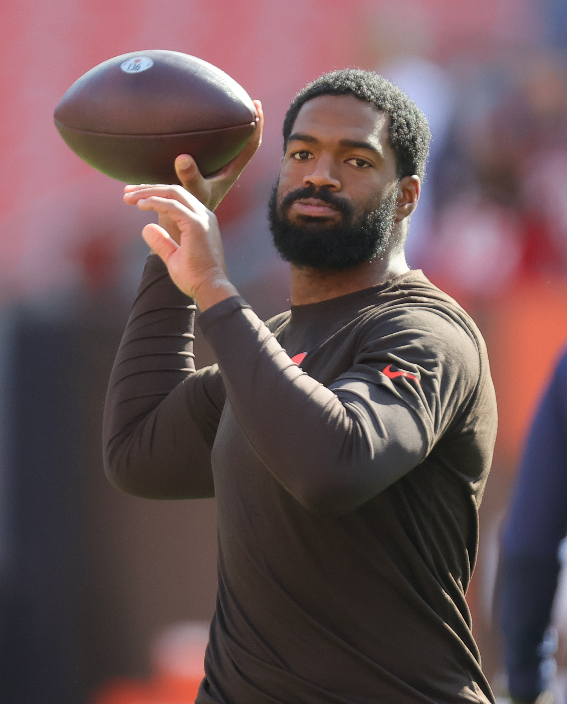 Cleveland Browns quarterback Jacoby Brissett vs. New England Patriots