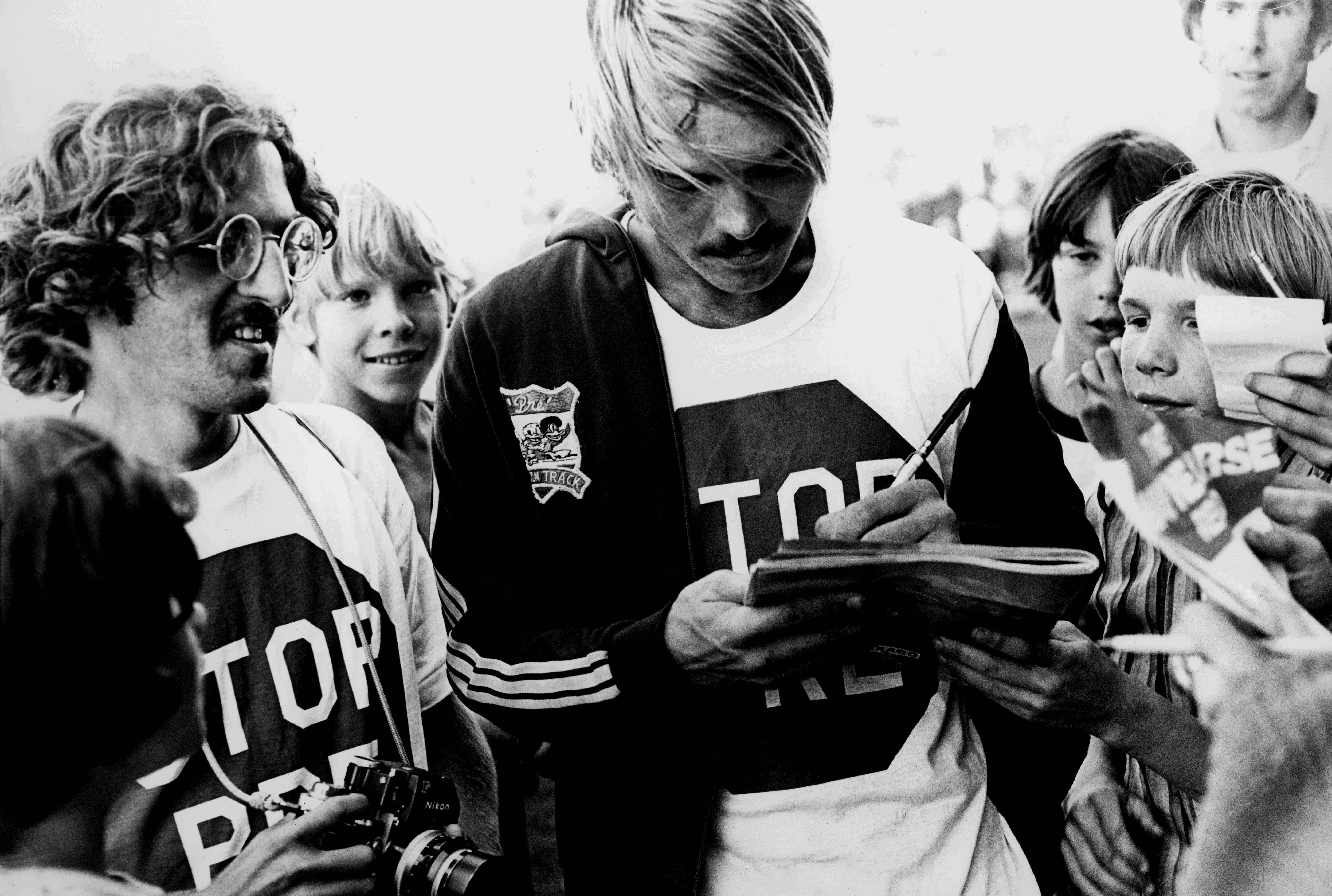 The story the Stop shirts, which have endured for in Steve Prefontaine's memory -