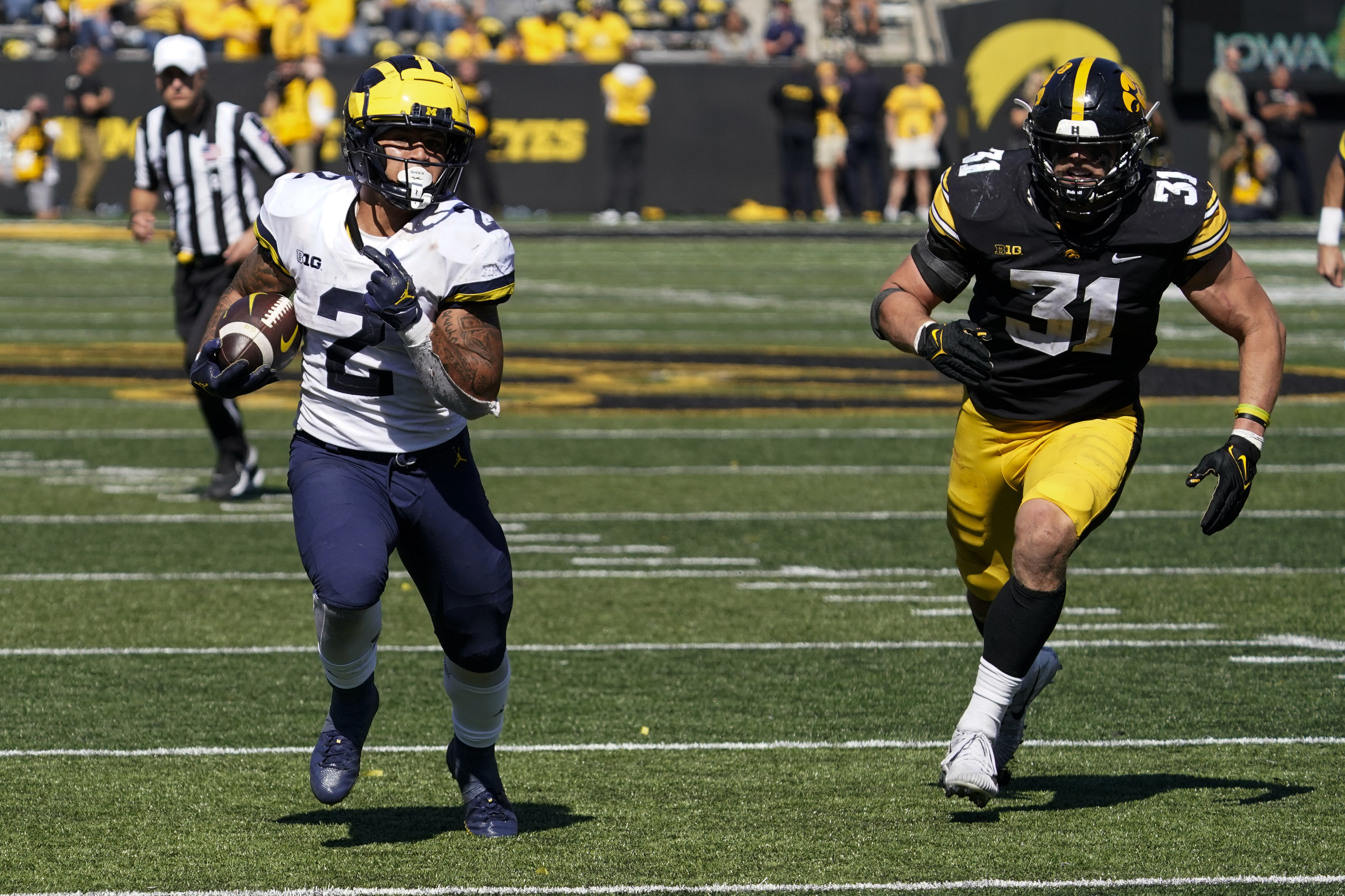 Overheard outside Michigan s locker room Setting the tone early