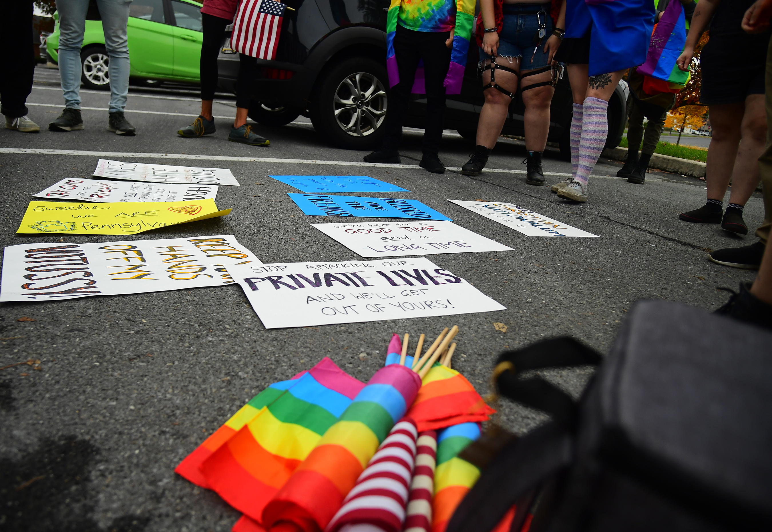 Young people protest at Doug Mastriano's house - pennlive.com