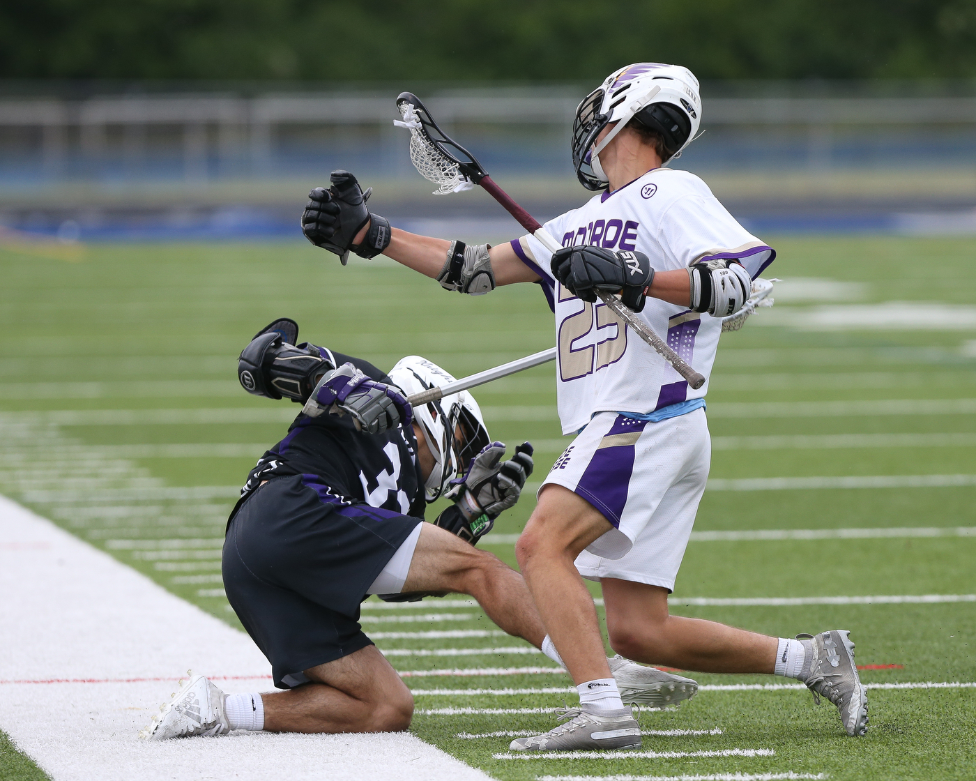 Boys Lacrosse Monroe vs Old Bridge in the GMC final.