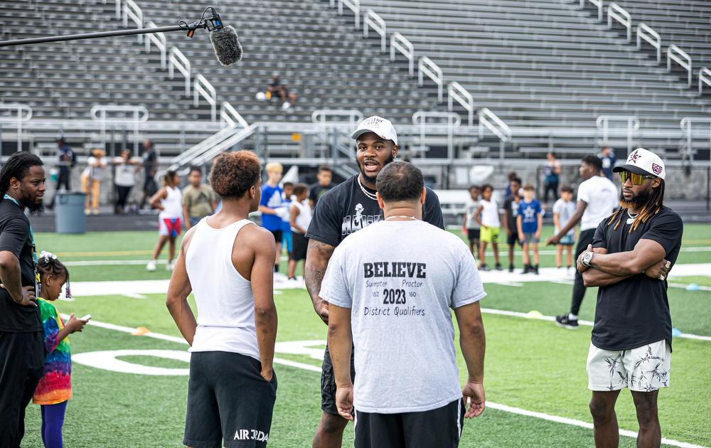 Micah Parsons youth football camp and community day 