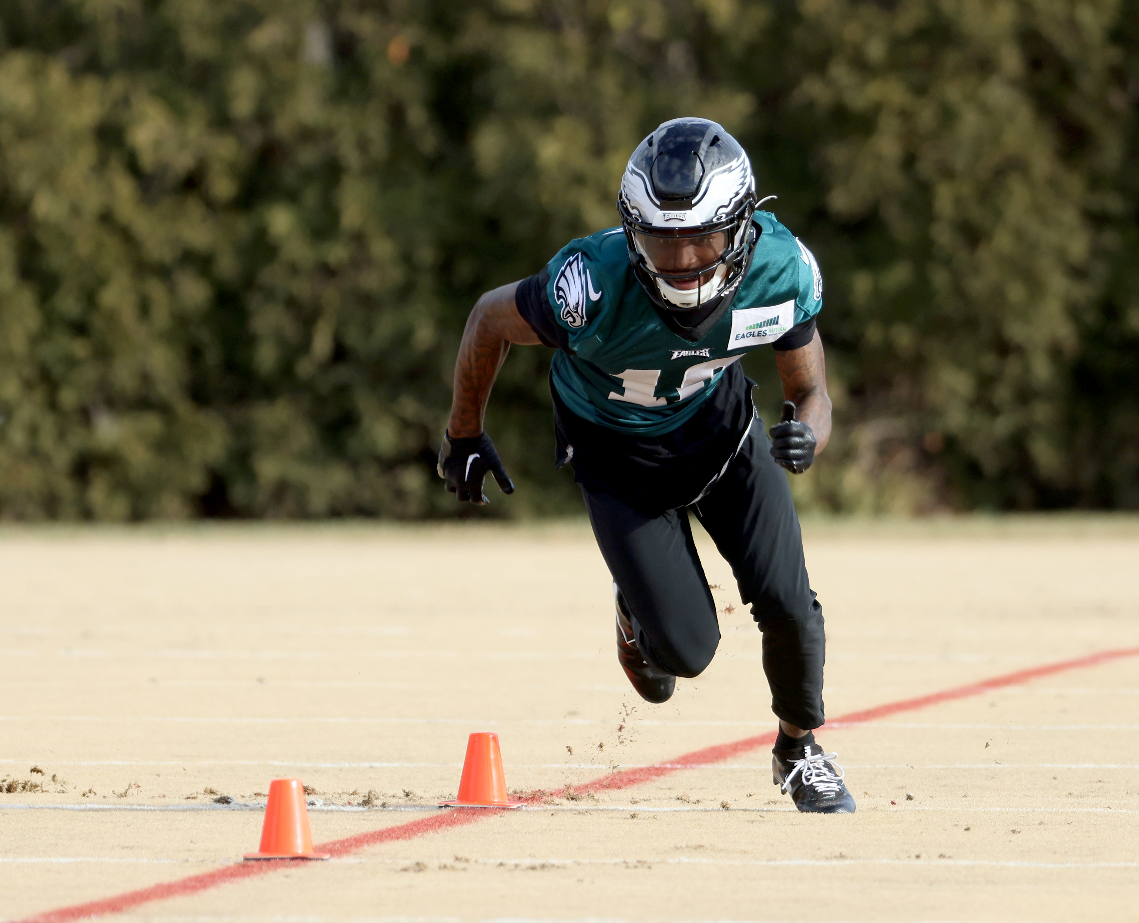 Eagles hold practice at the NovaCare Complex in Philadelphia, Jan