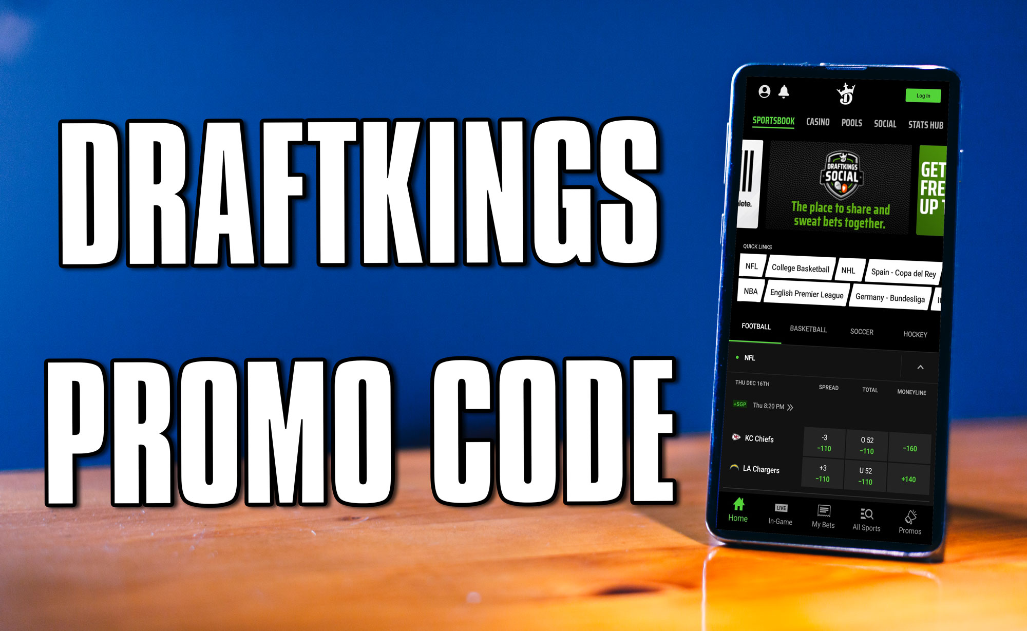 DraftKings promo code and bonus for NFL Week 13: Sunday, 12/4