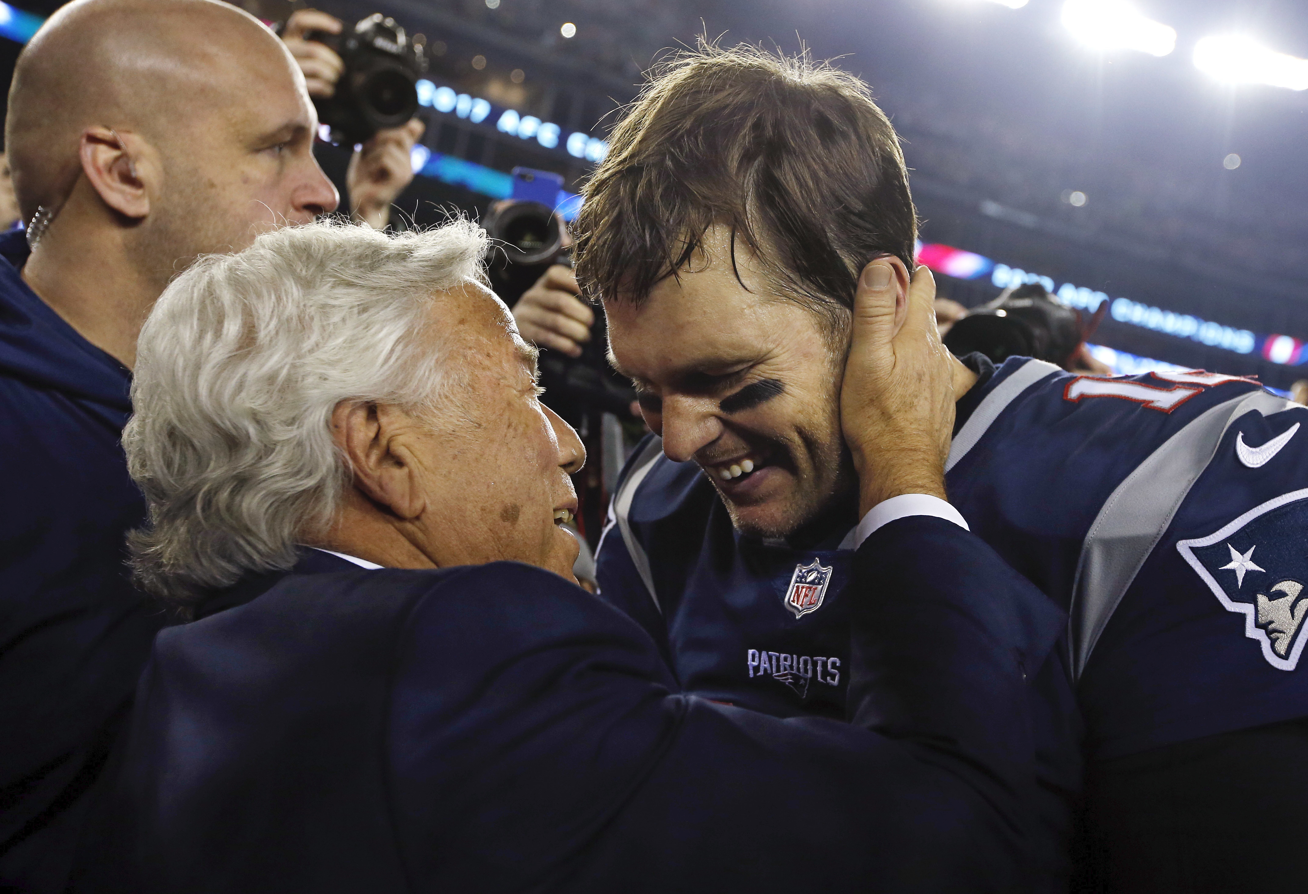 Patriots Receive AFC Championship Rings From Owner Robert Kraft