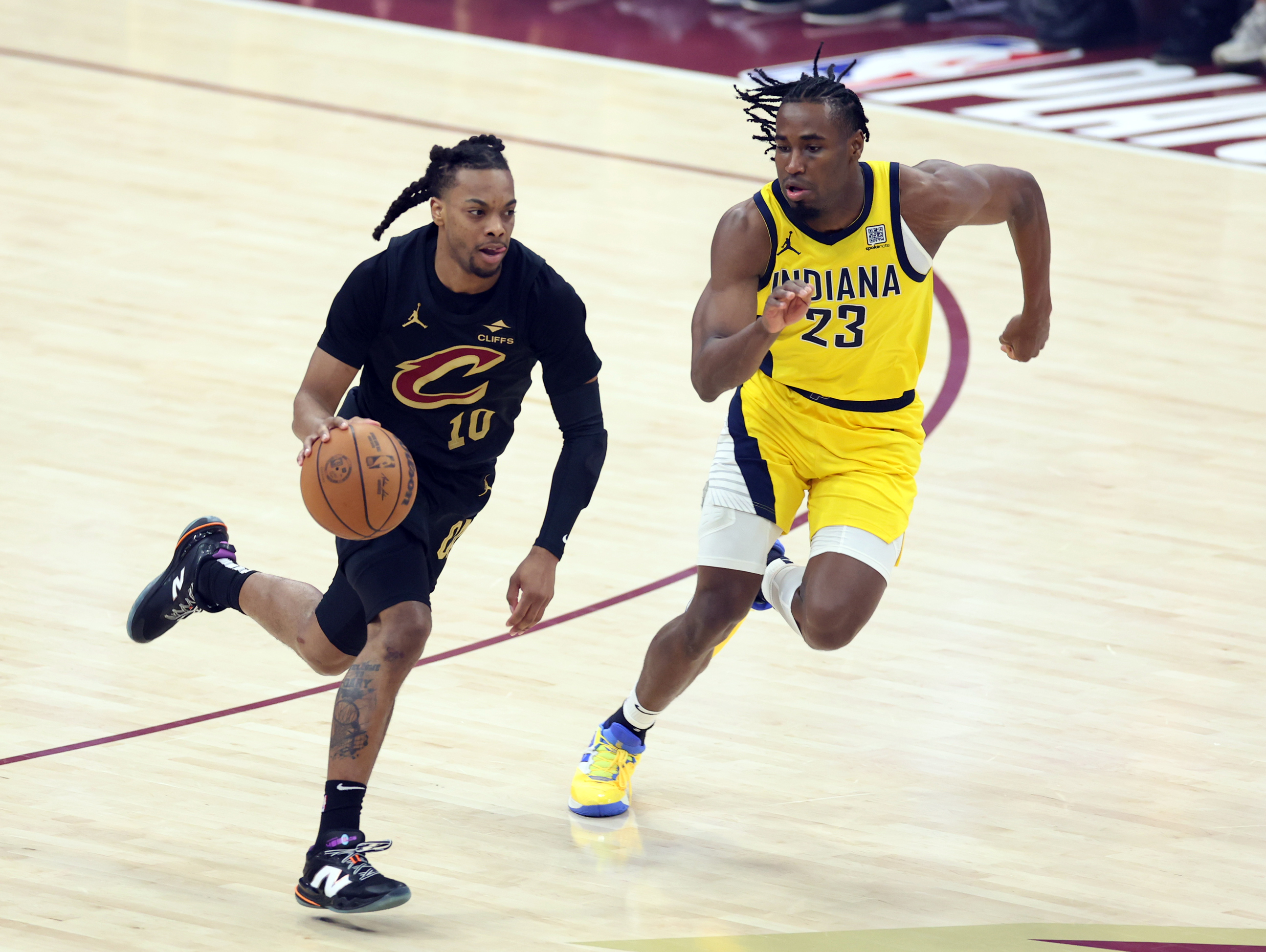 Cleveland Cavaliers vs. Indiana Pacers in game 5 of the Eastern ...