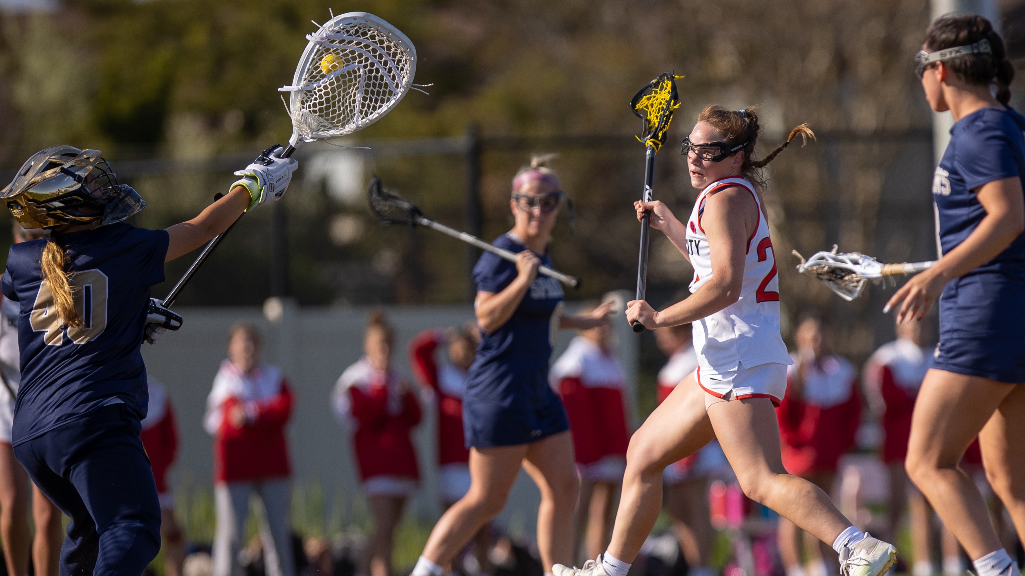 Women's Lacrosse Hands Arcadia First Conference Loss, 12-7