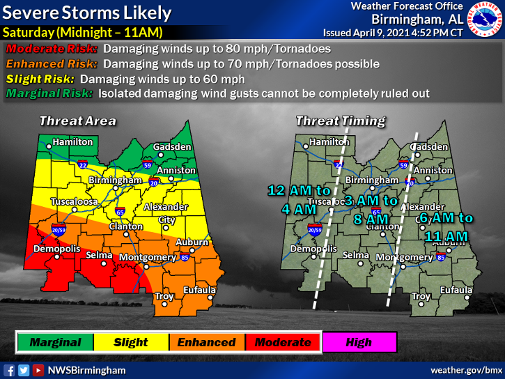 Severe weather possible in Alabama - al.com