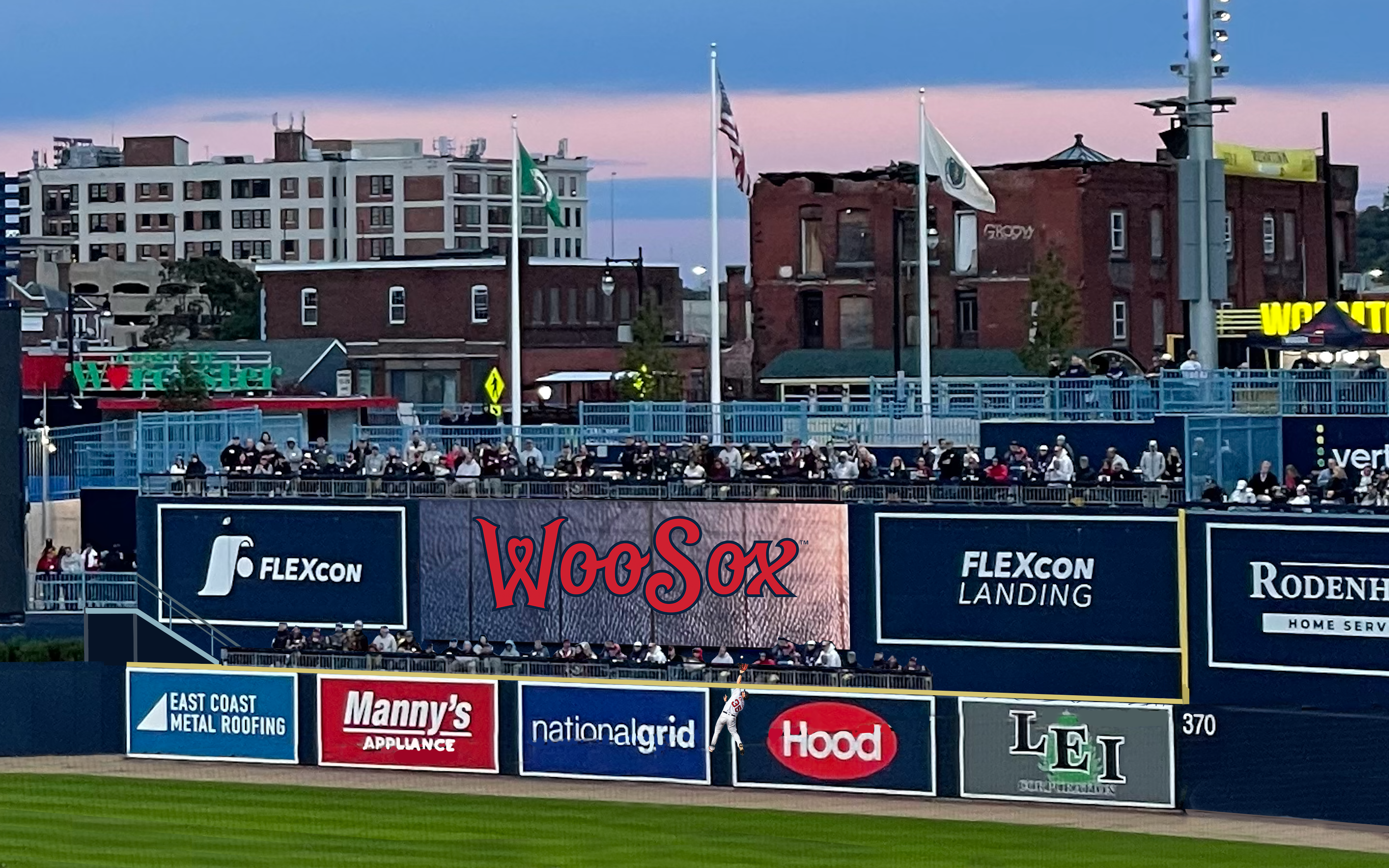 Worcester Red Sox five straight wins Rochester Red Wings