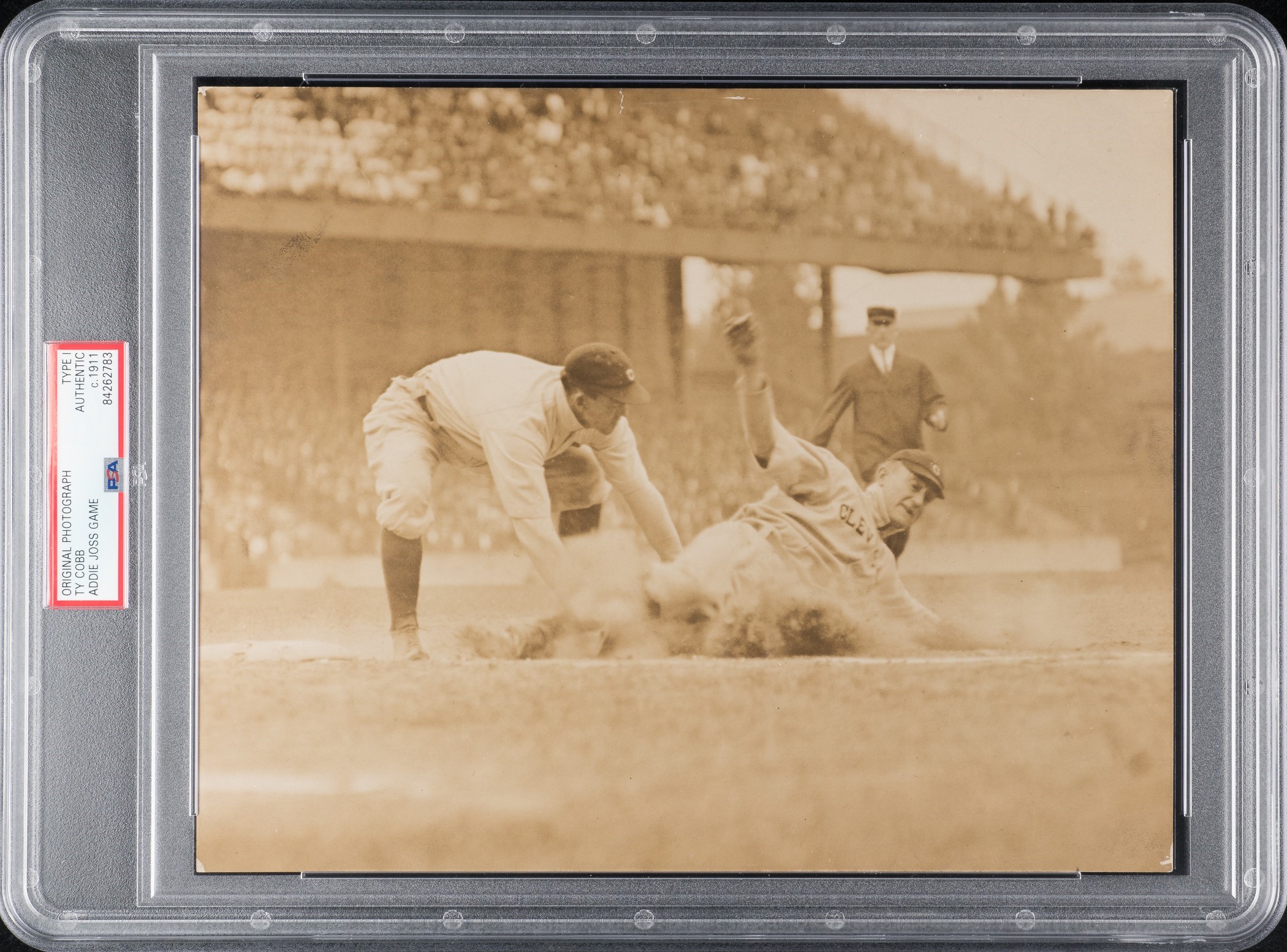 Ty Cobb Custom Framed Jersey Display