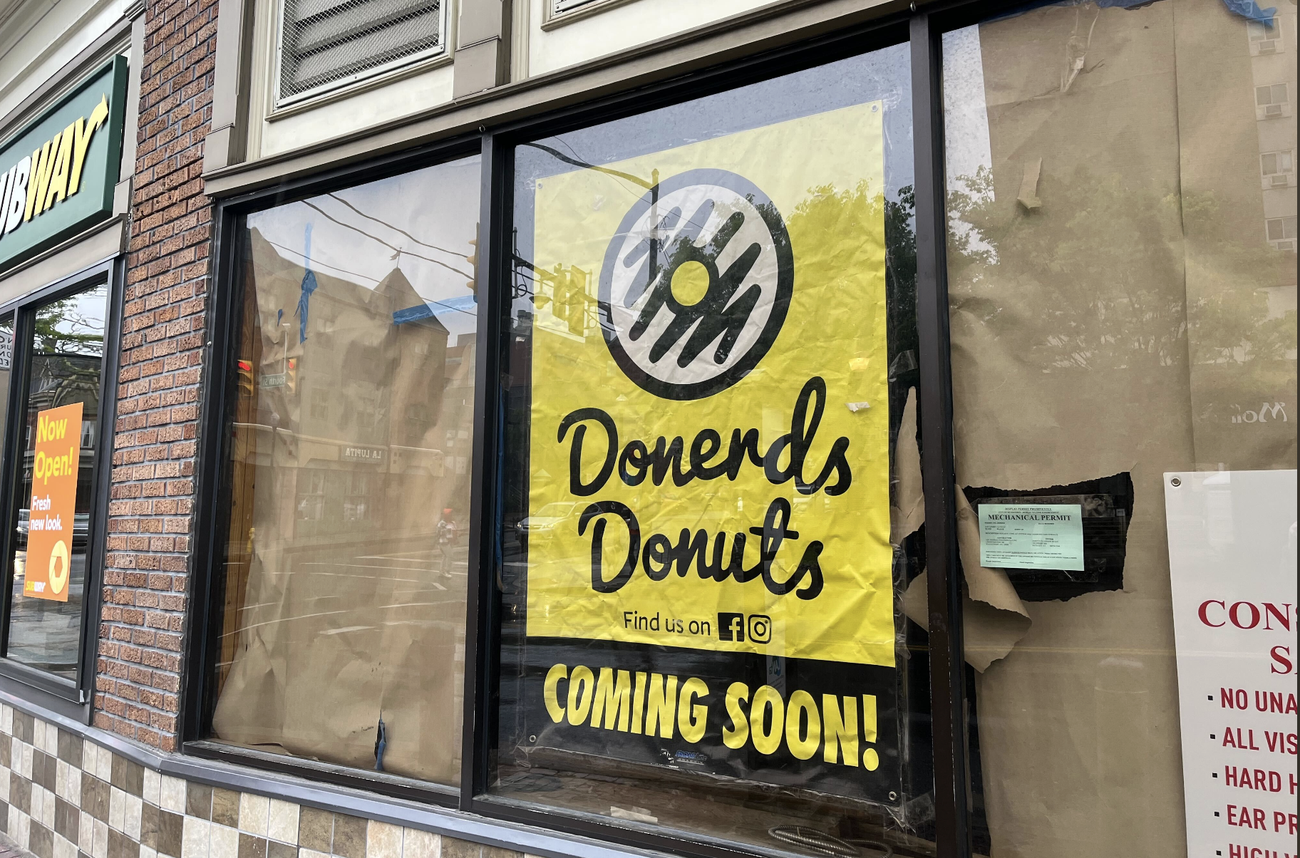 La nueva tienda de donas de South Bethlehem, Donerds Donuts, está cerca de abrir a mediados de julio