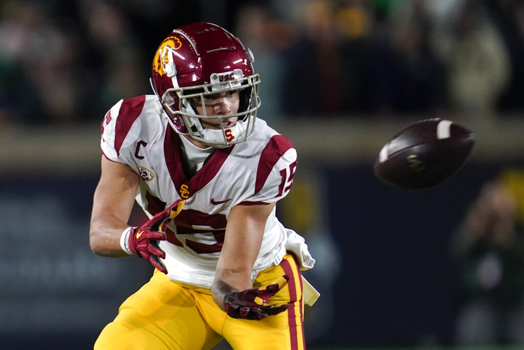 Former USC WR Drake London picked 8th by Atlanta Falcons in NFL draft –  Orange County Register