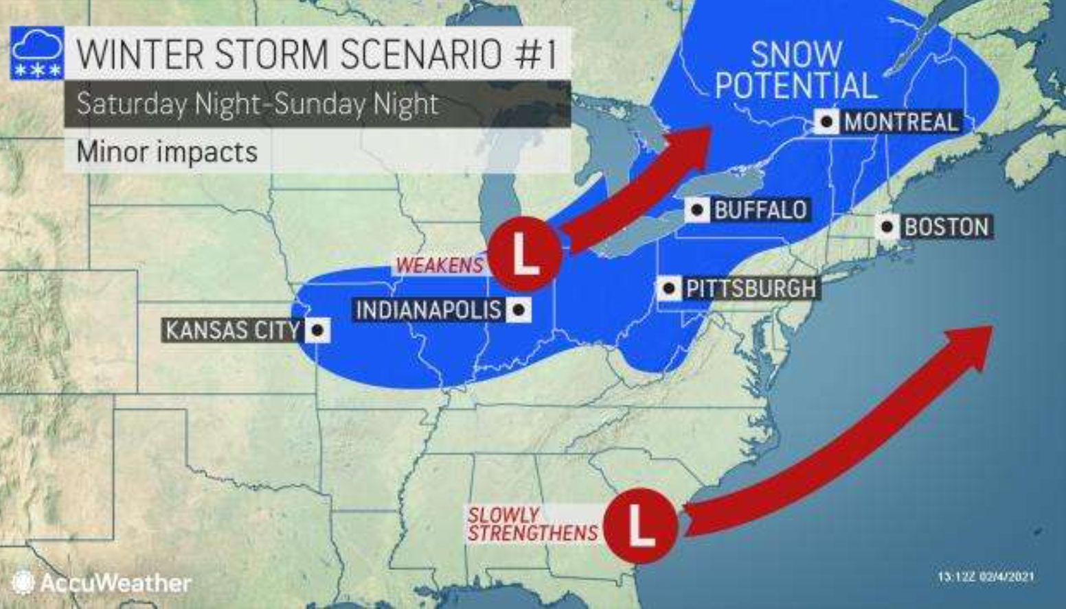 possible nor easter this weekend