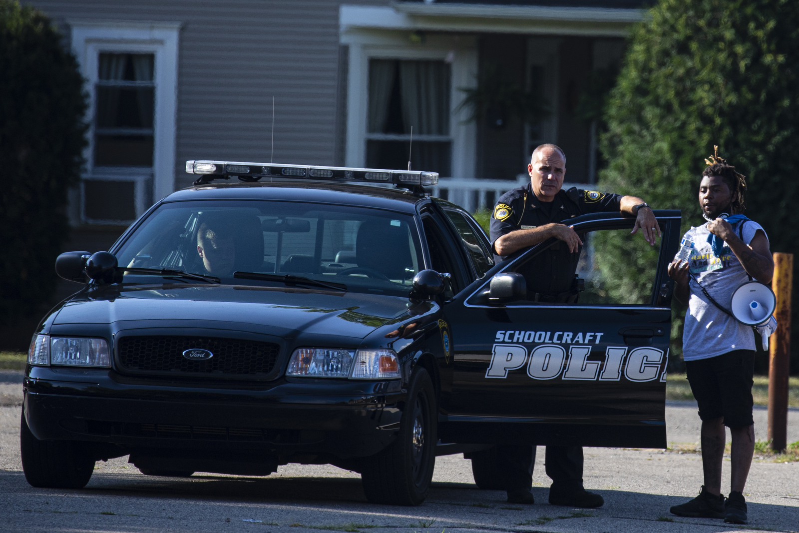 Local Kalamazoo activists march for change not violence