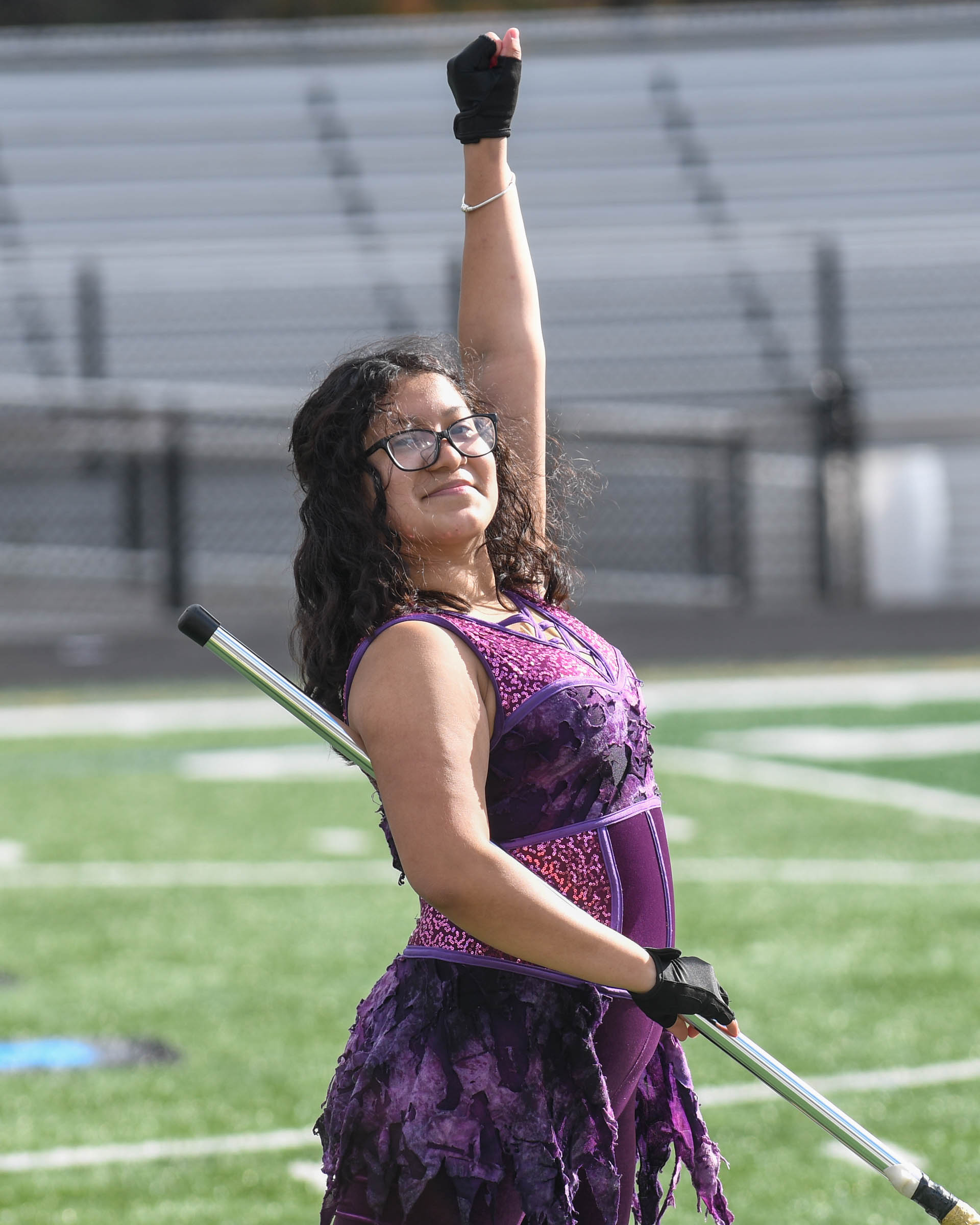Marching Band Hoboken High School Performs "Thor's Hammer" on 10/29