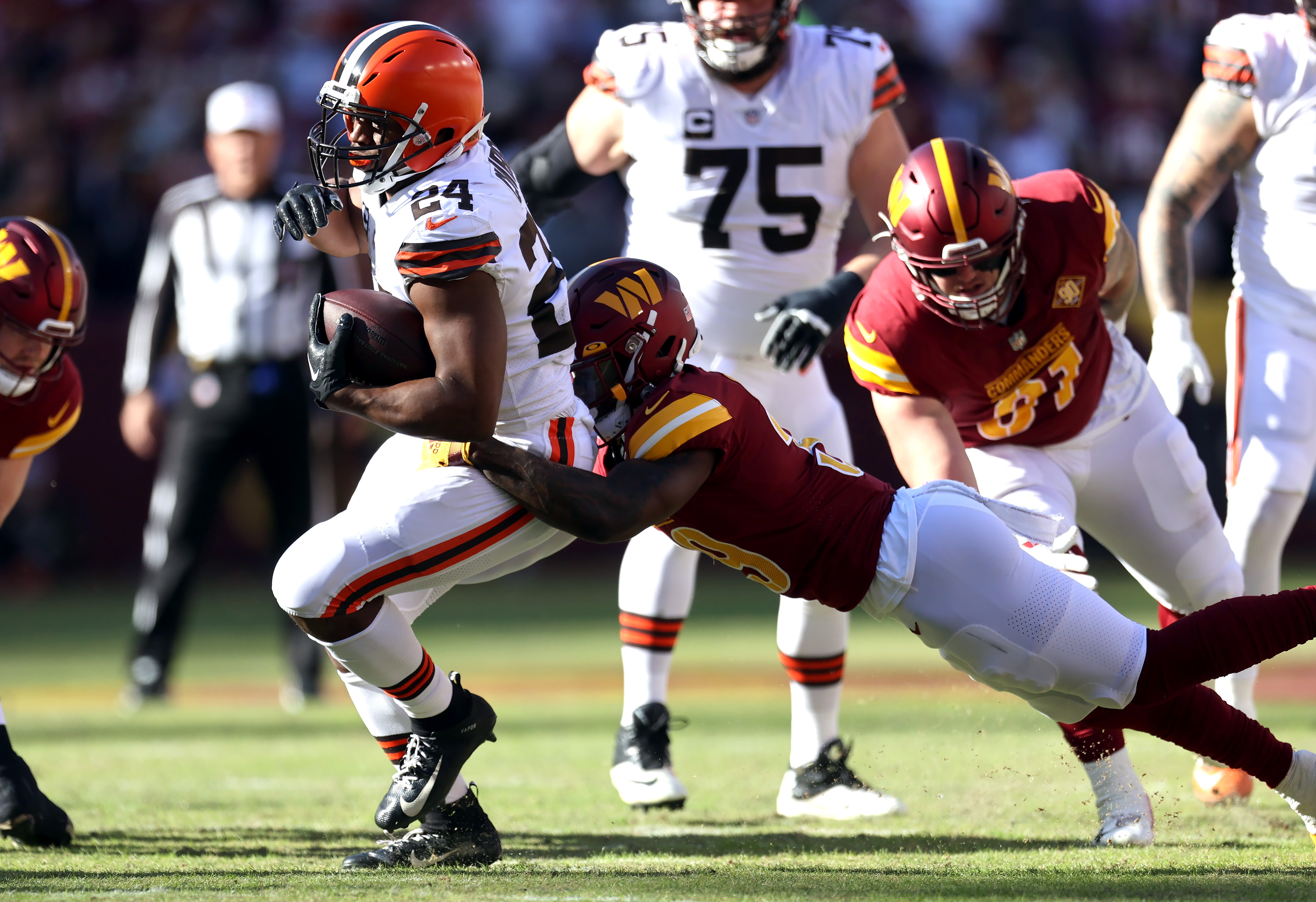 Cleveland Browns running backs vs. Washington Football Team