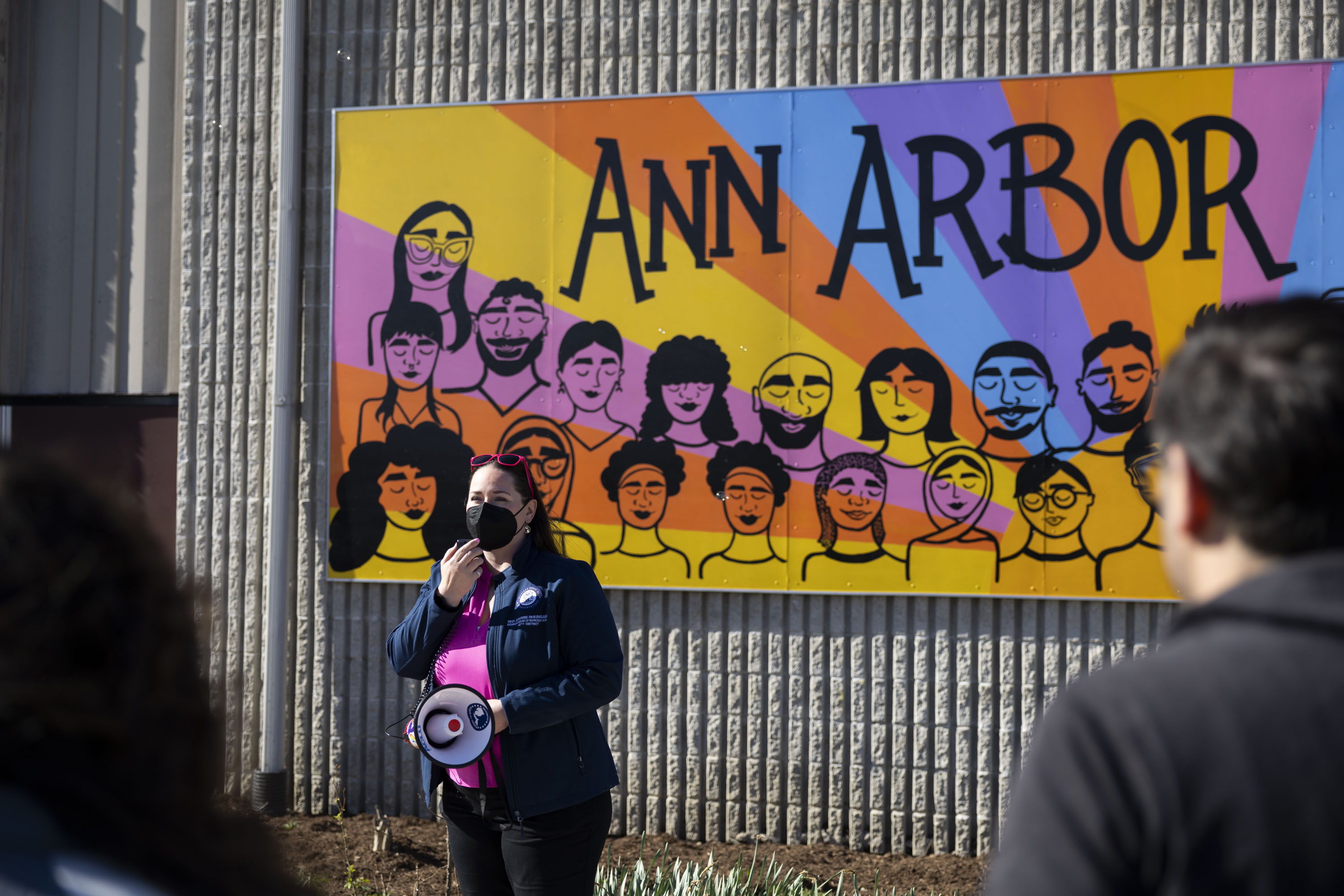 Ann Arbor's new bicentennial mural at Veteran's Memorial Park