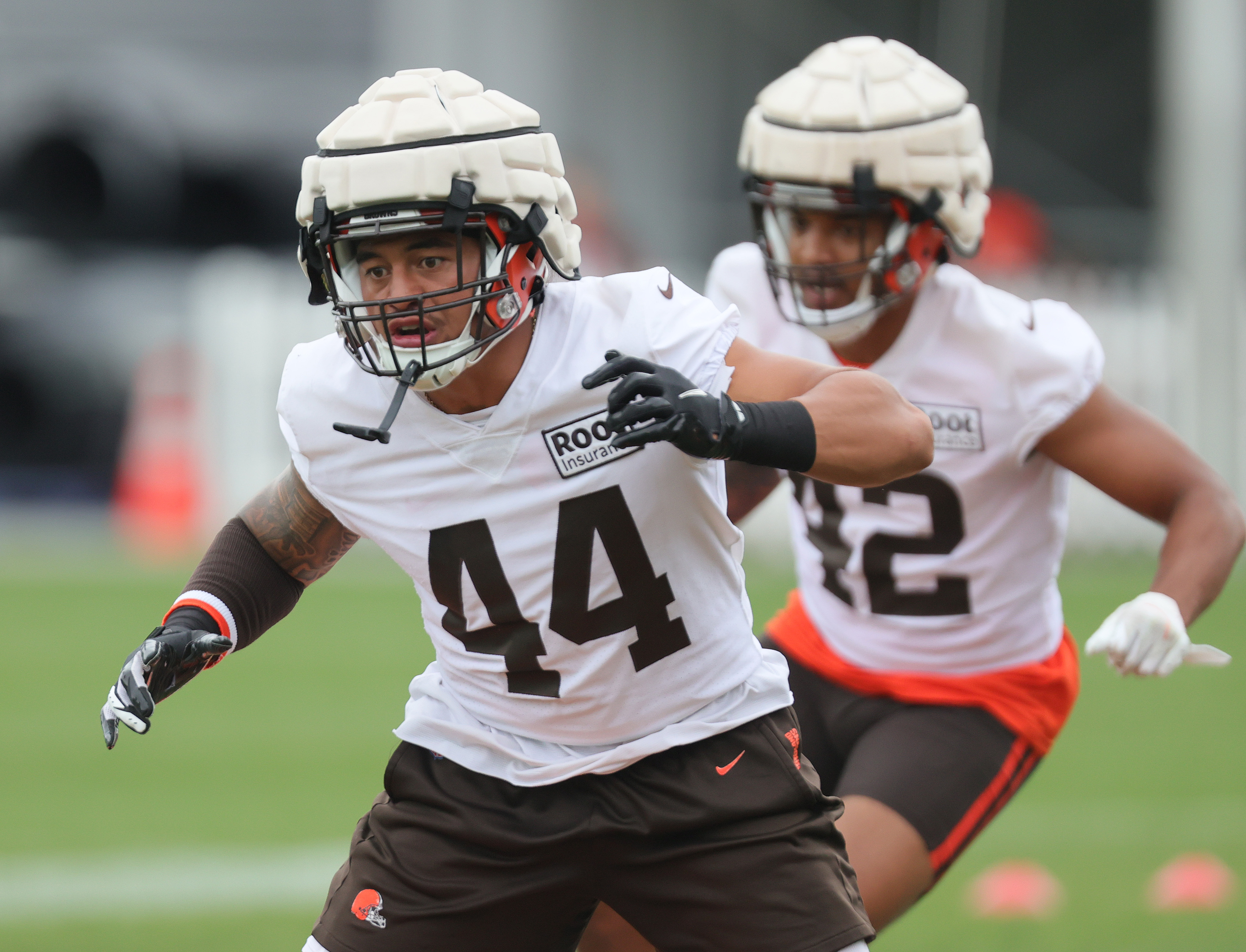 Watch and Listen: Cleveland Browns linebacker' Sione Takitaki