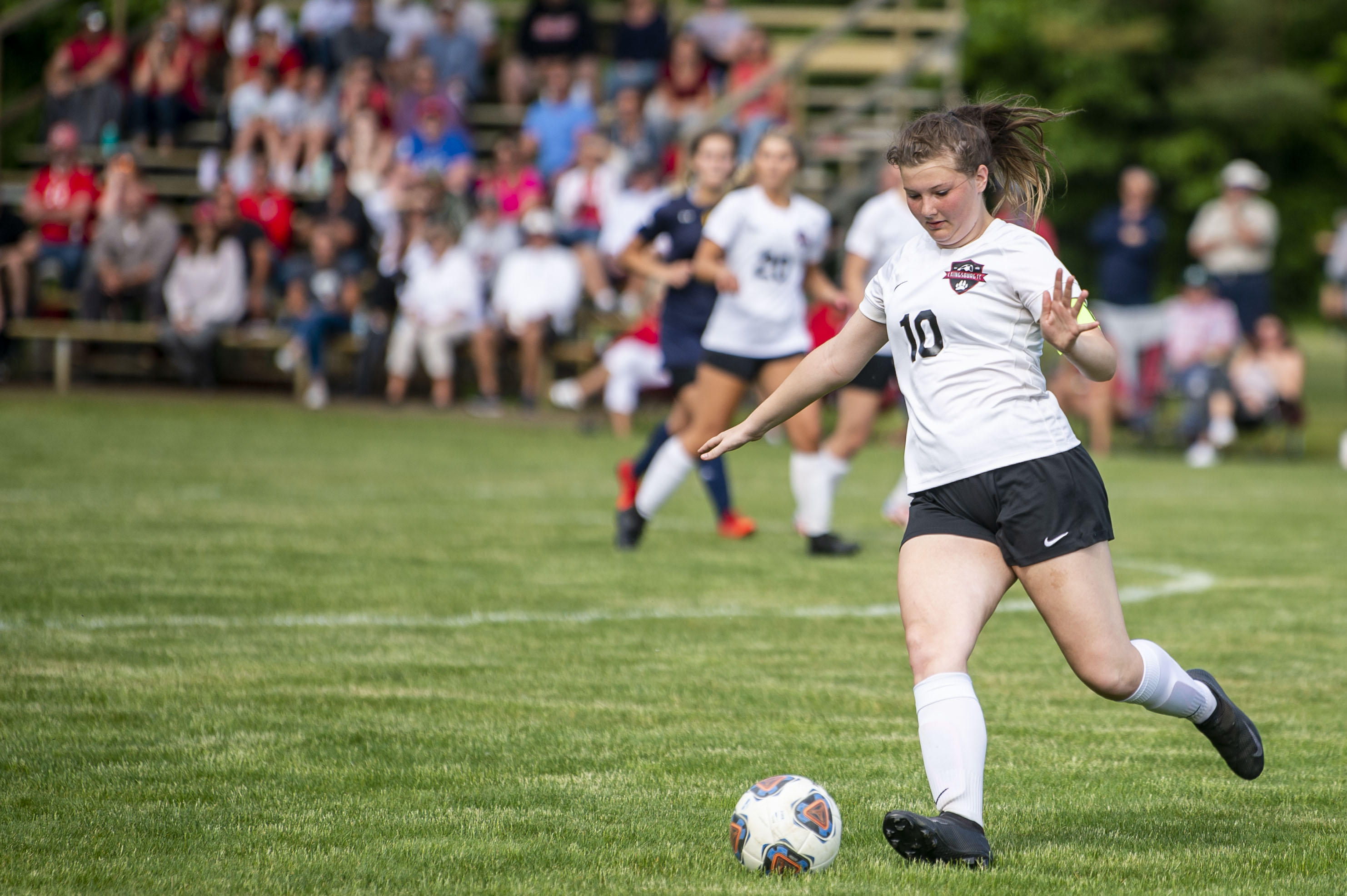 Laingsburg girls soccer defeats Valley Lutheran regional semifinal