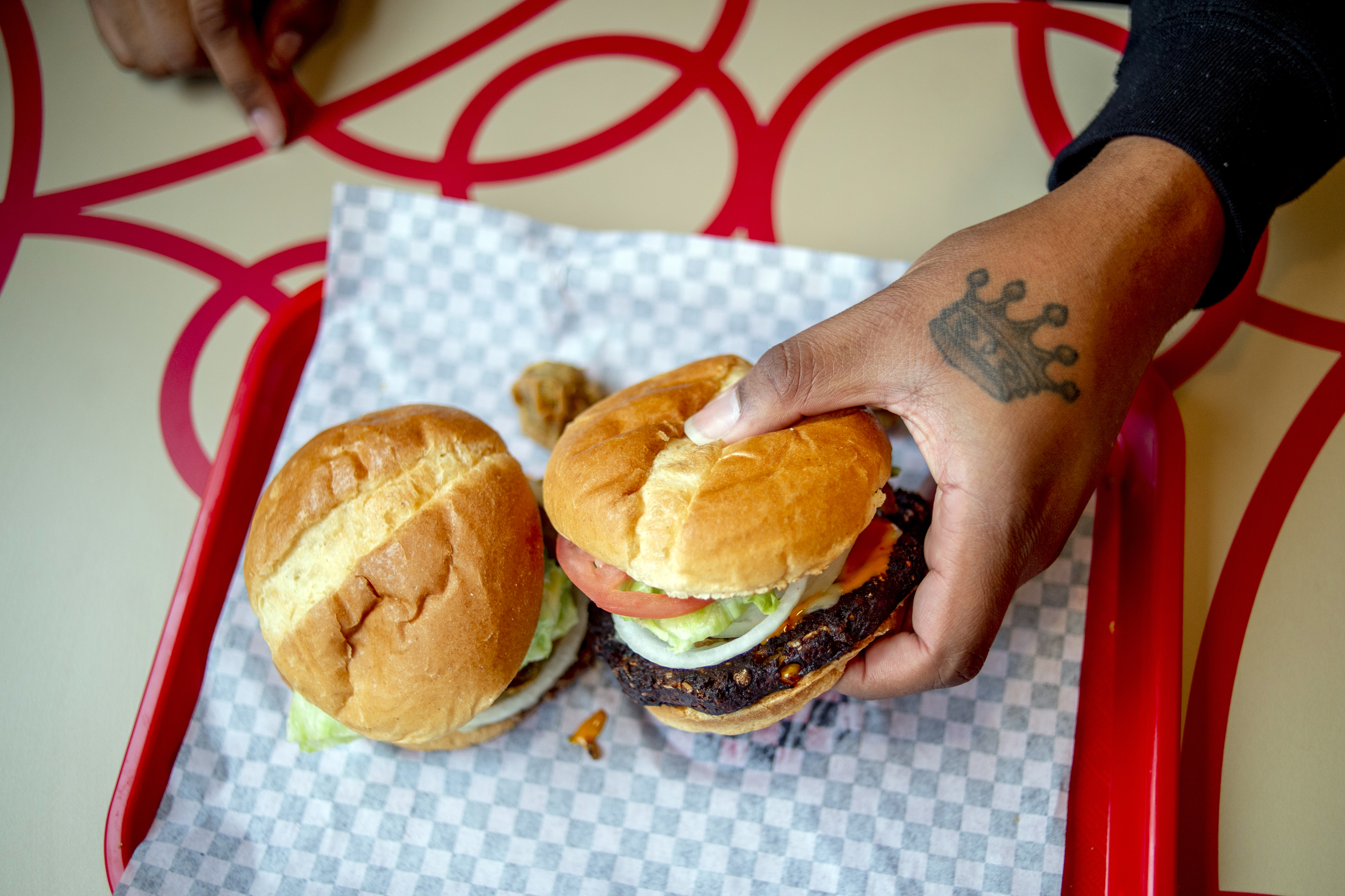 Spice up your burger game with a fiery twist! 🔥🍔 Crunch into a flavor  explosion with our Chilli Cheetos Burger – where heat meets…