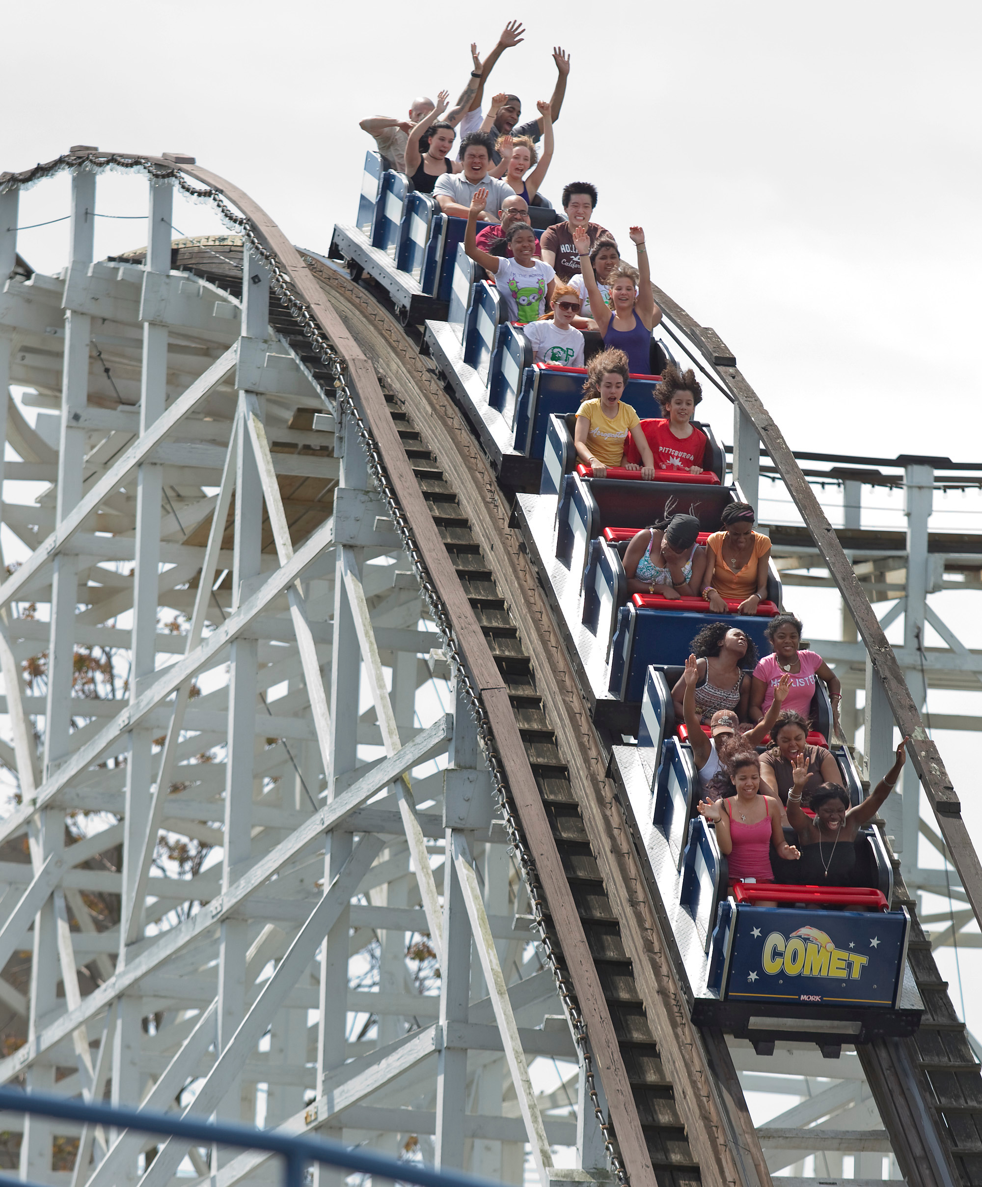 The Comet roller coaster at Hersheypark turns 75 pennlive