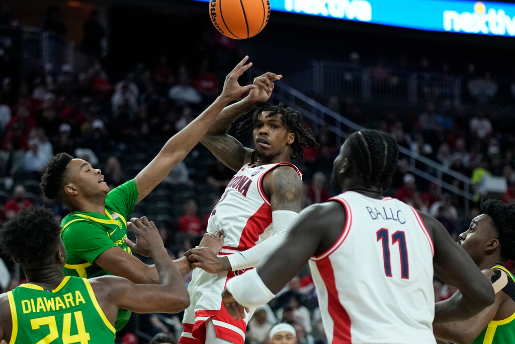 Oregon vs. Arizona at Pac-12 tournament, March 15, 2024 - oregonlive.com