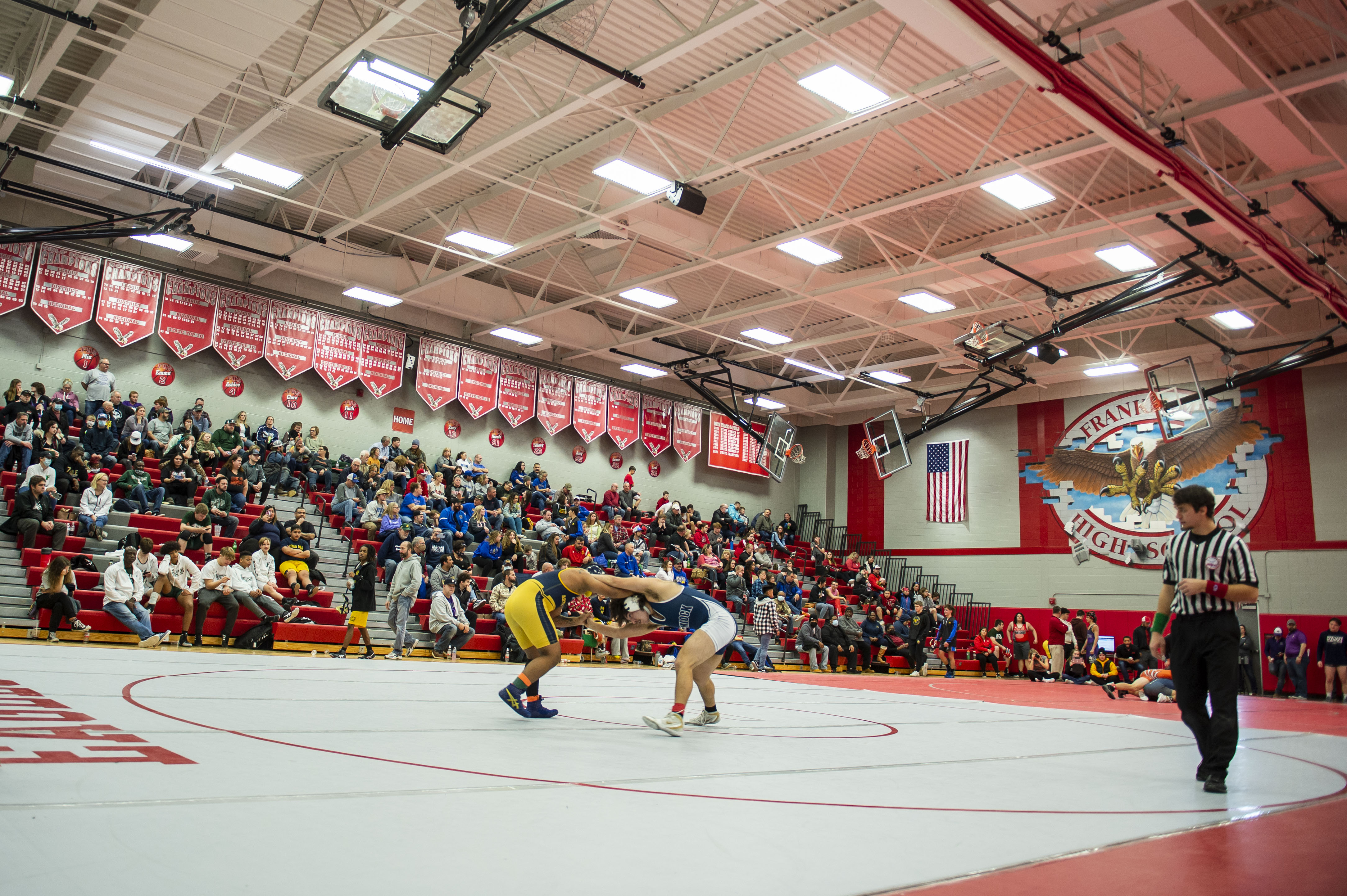 Frankenmuth High School hosts Saginaw County Wrestling Meet